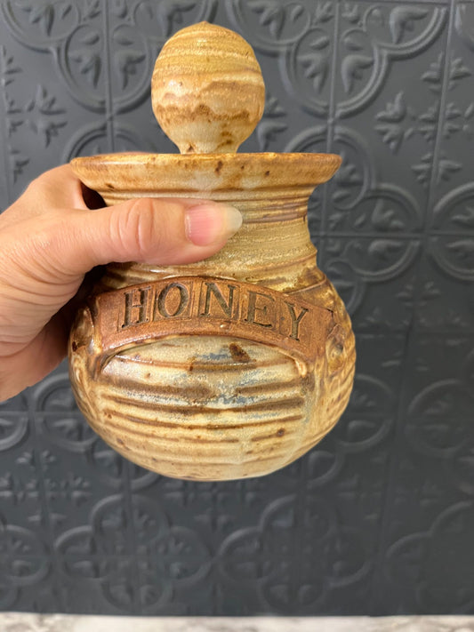 Honey Pottery Jar