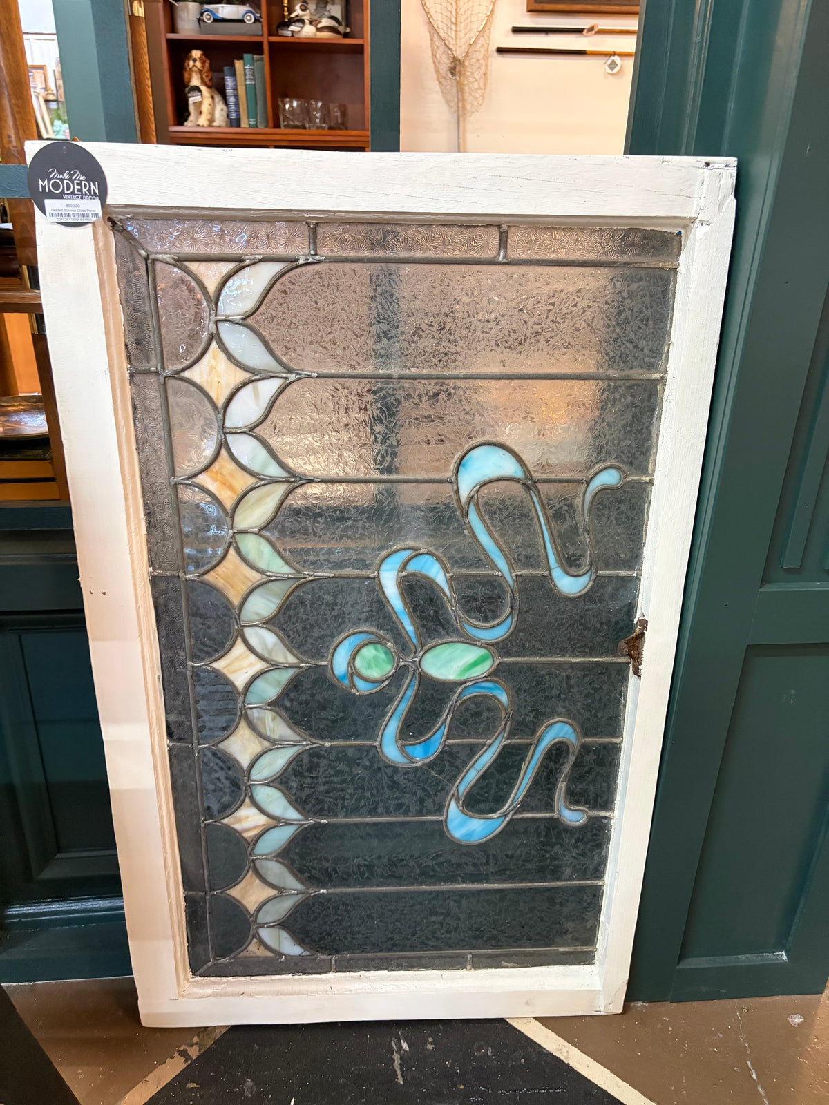 Leaded Stained Glass Panel