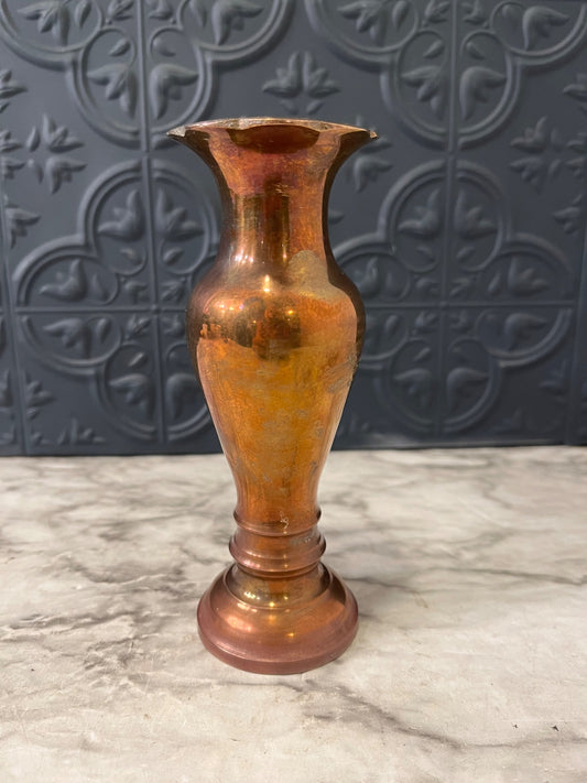 Rosey Brass Vase