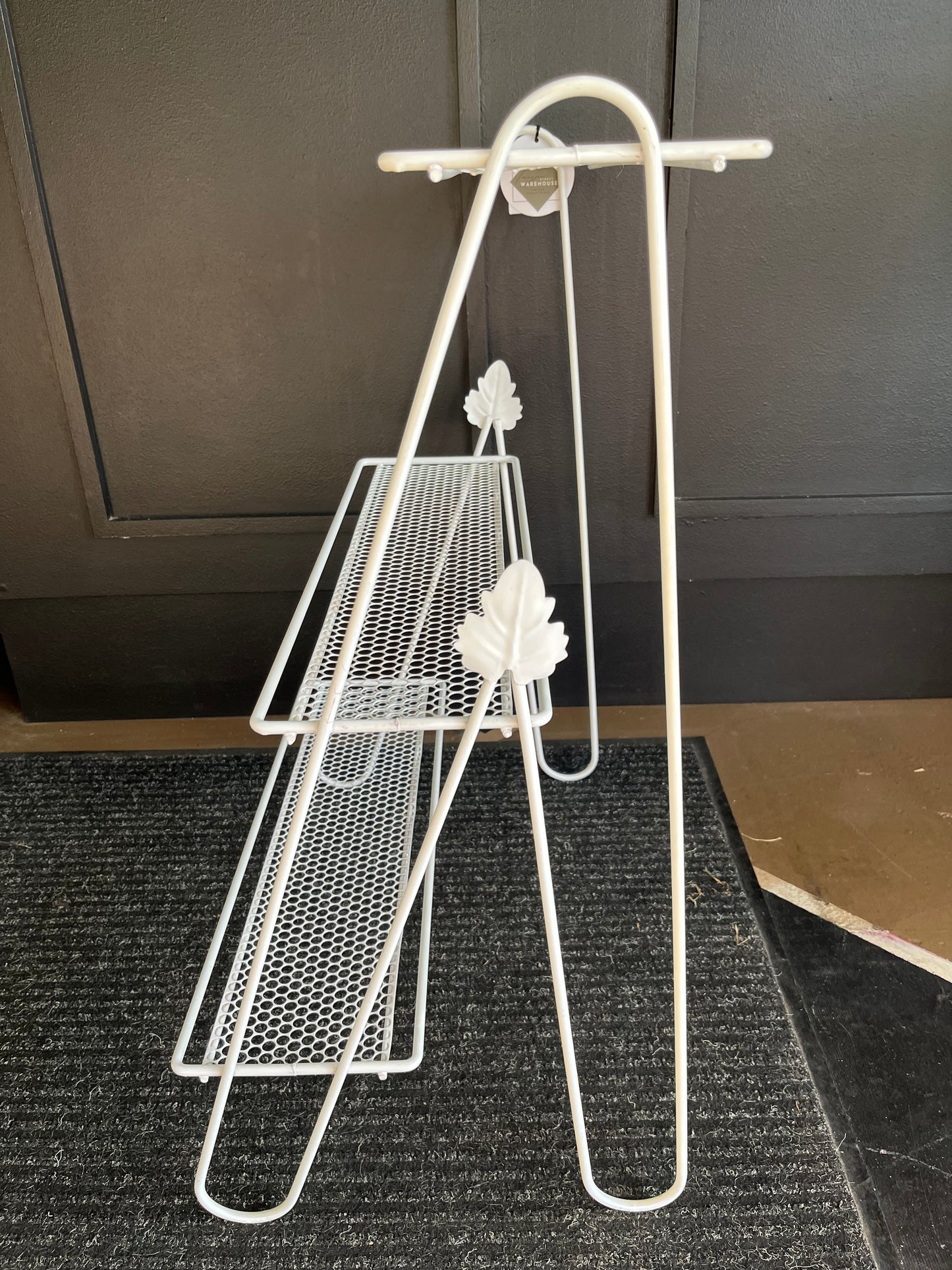 White Wire Plant Stand