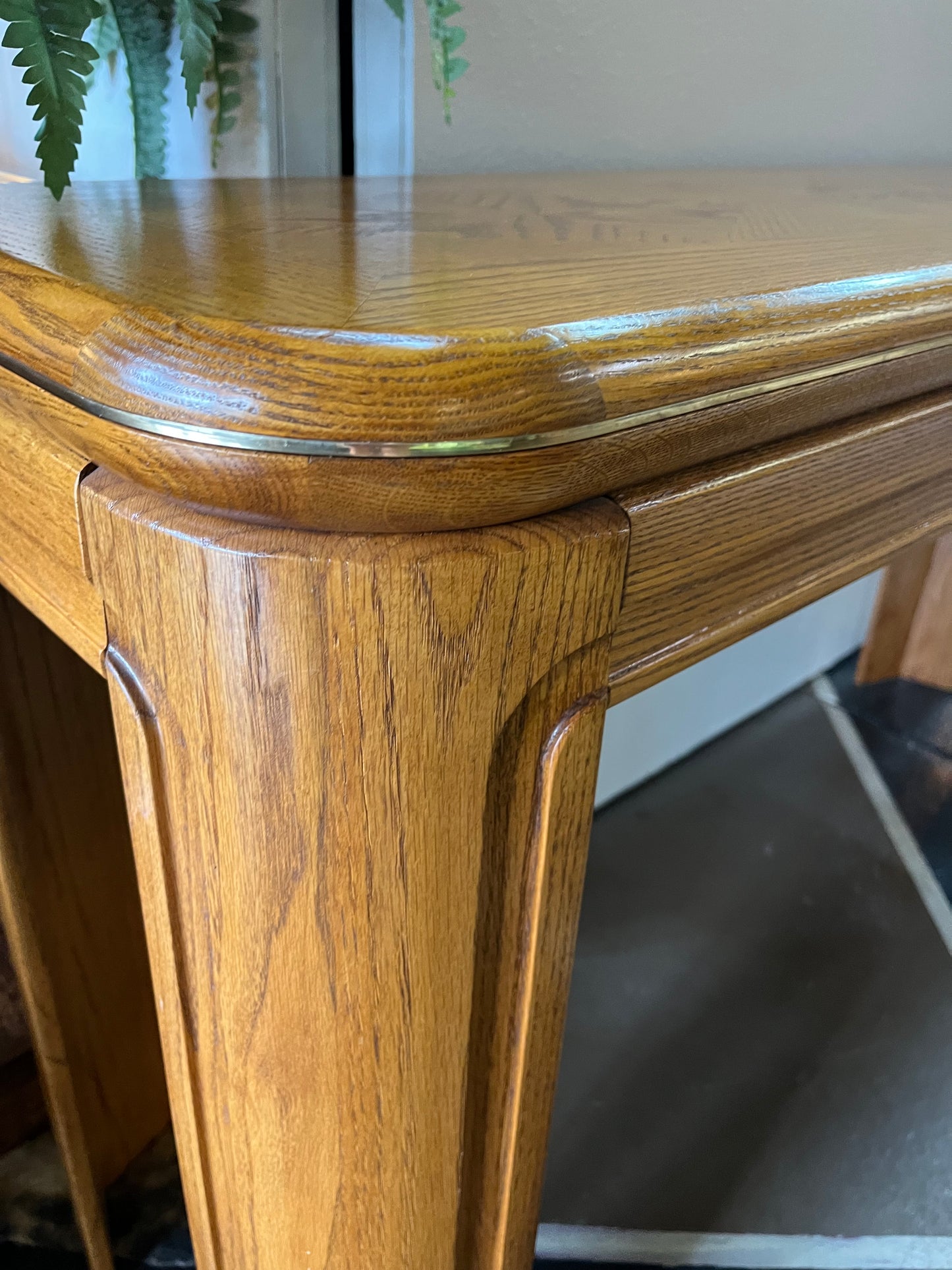 Oak  Entry Table
