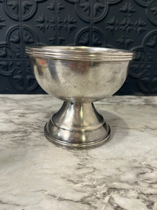 Wear Brite Nickel Silver Pedestal Bowl