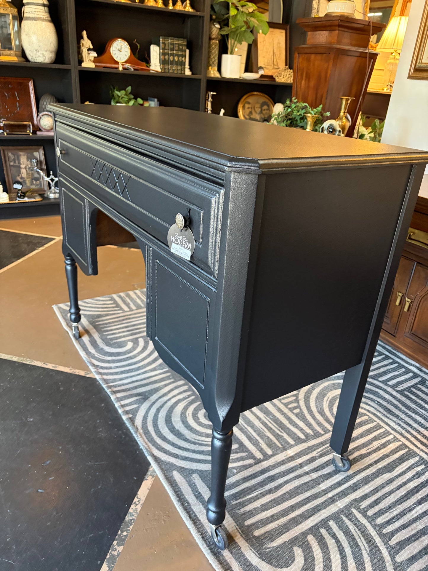 Black Victorian Entry/Desk