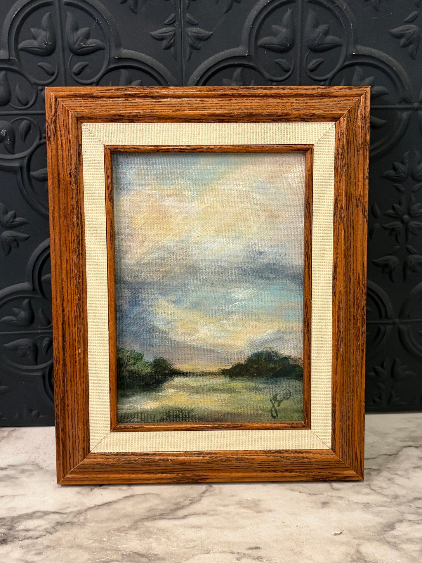 Cotton Candy Skies  Original Painting by Jessie