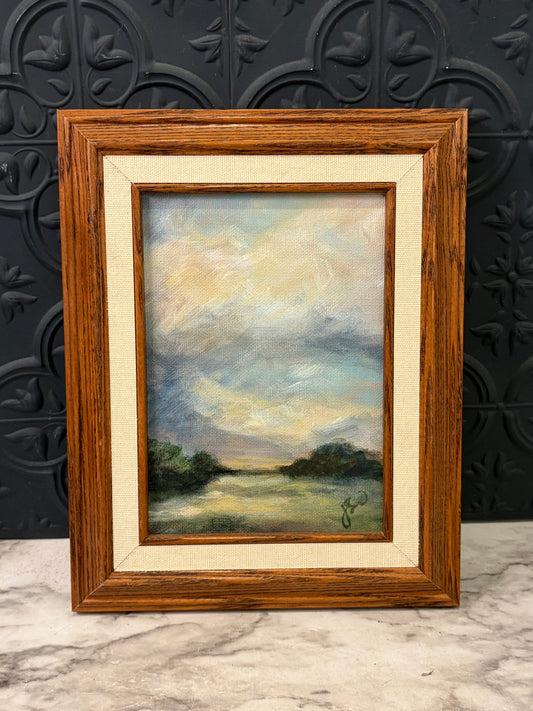 Cotton Candy Skies  Original Painting by Jessie