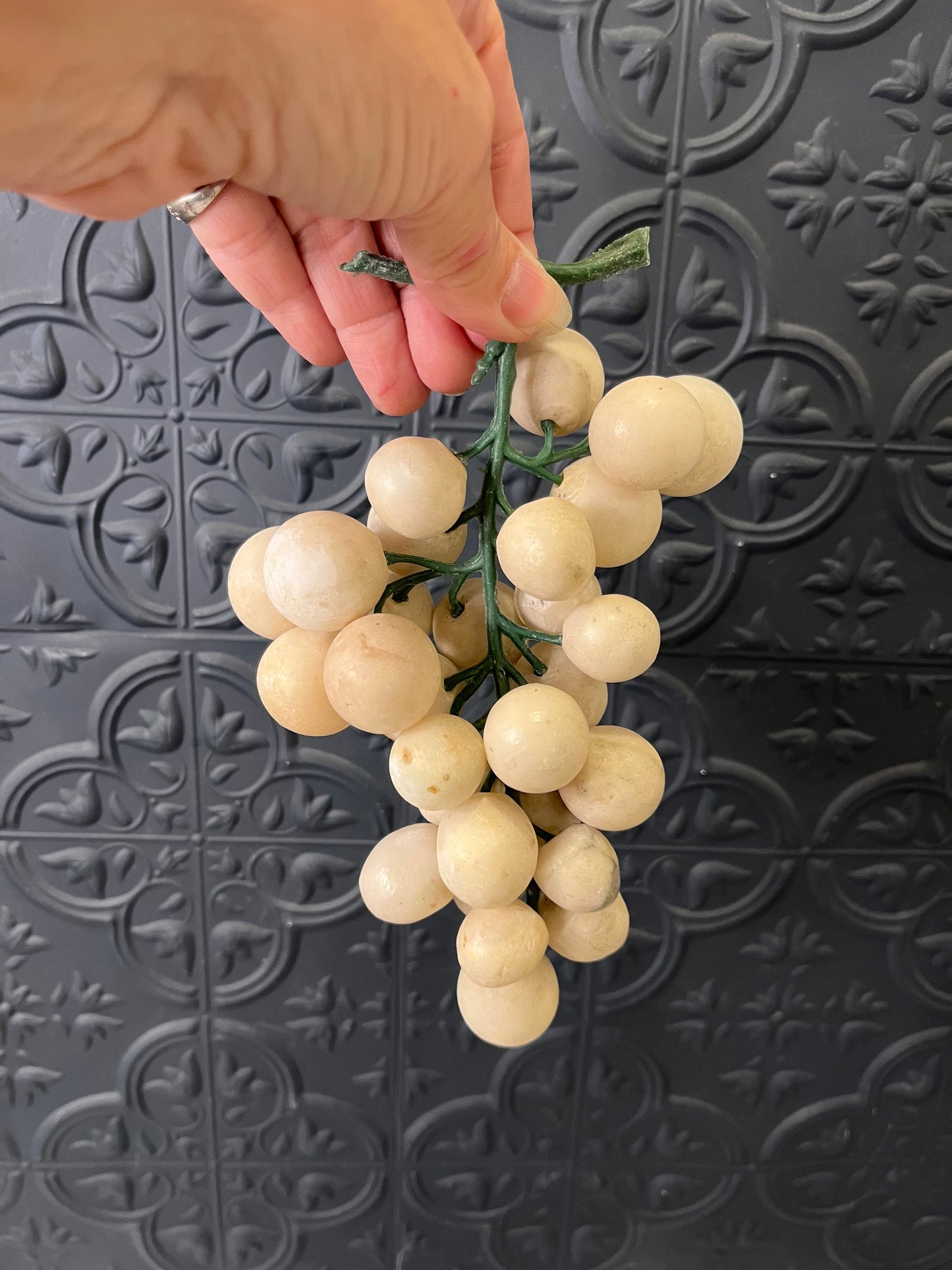 MCM Cream Stone Grapes