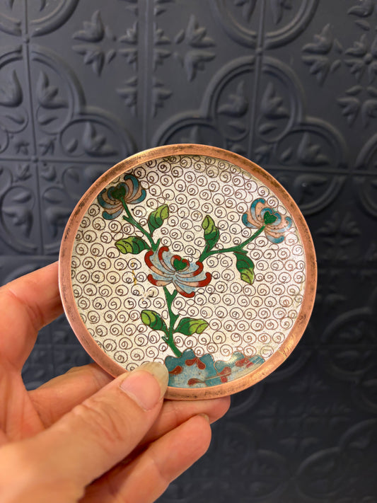 3.75" Cloisonne Dish