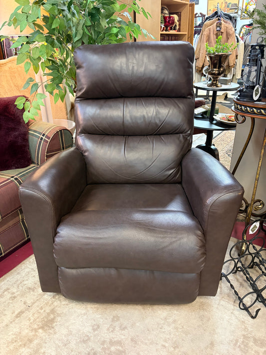 Dark Brown Leather Recliner by LaZ Boy