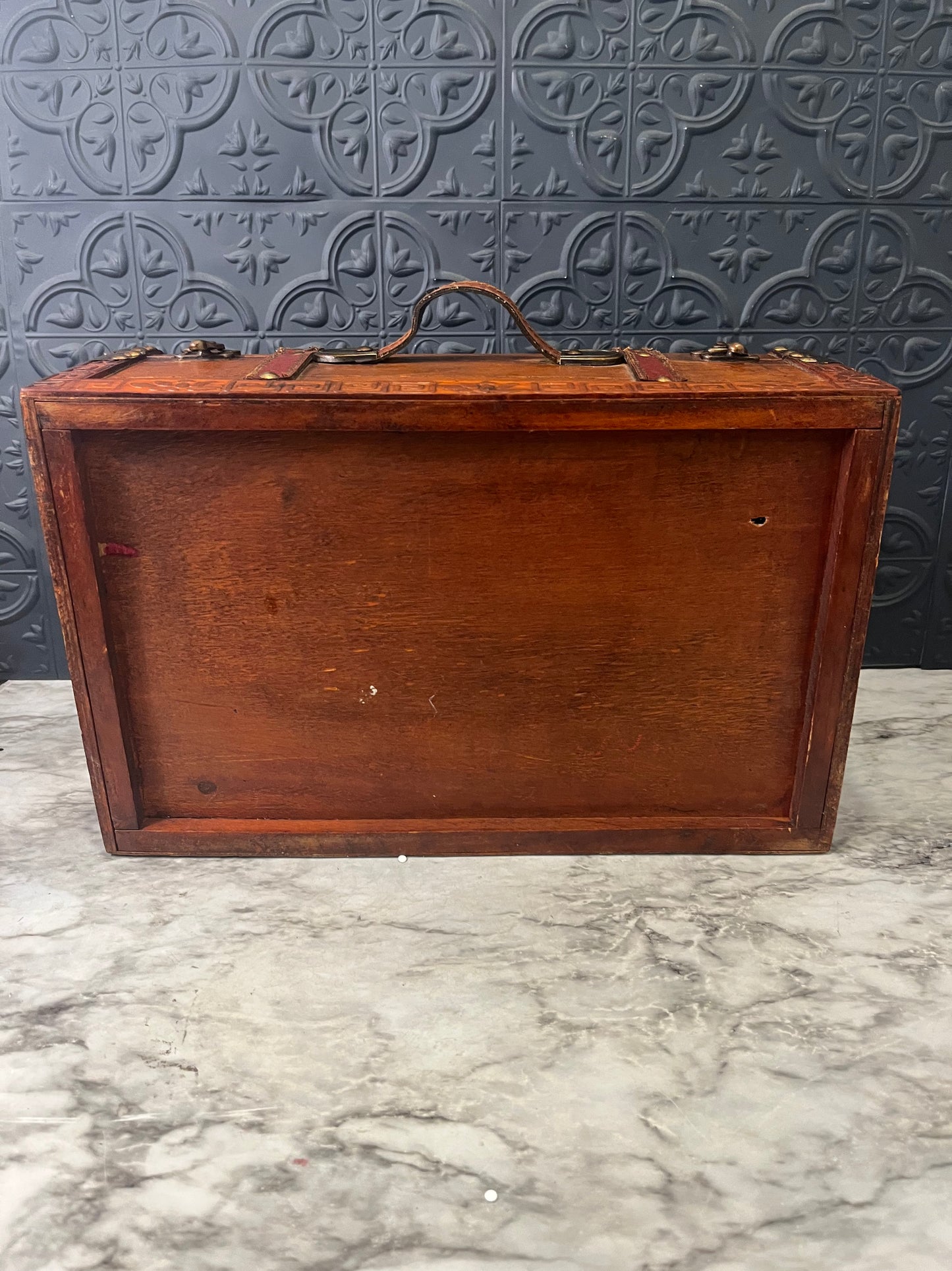 Wood Chest 14" treasure box