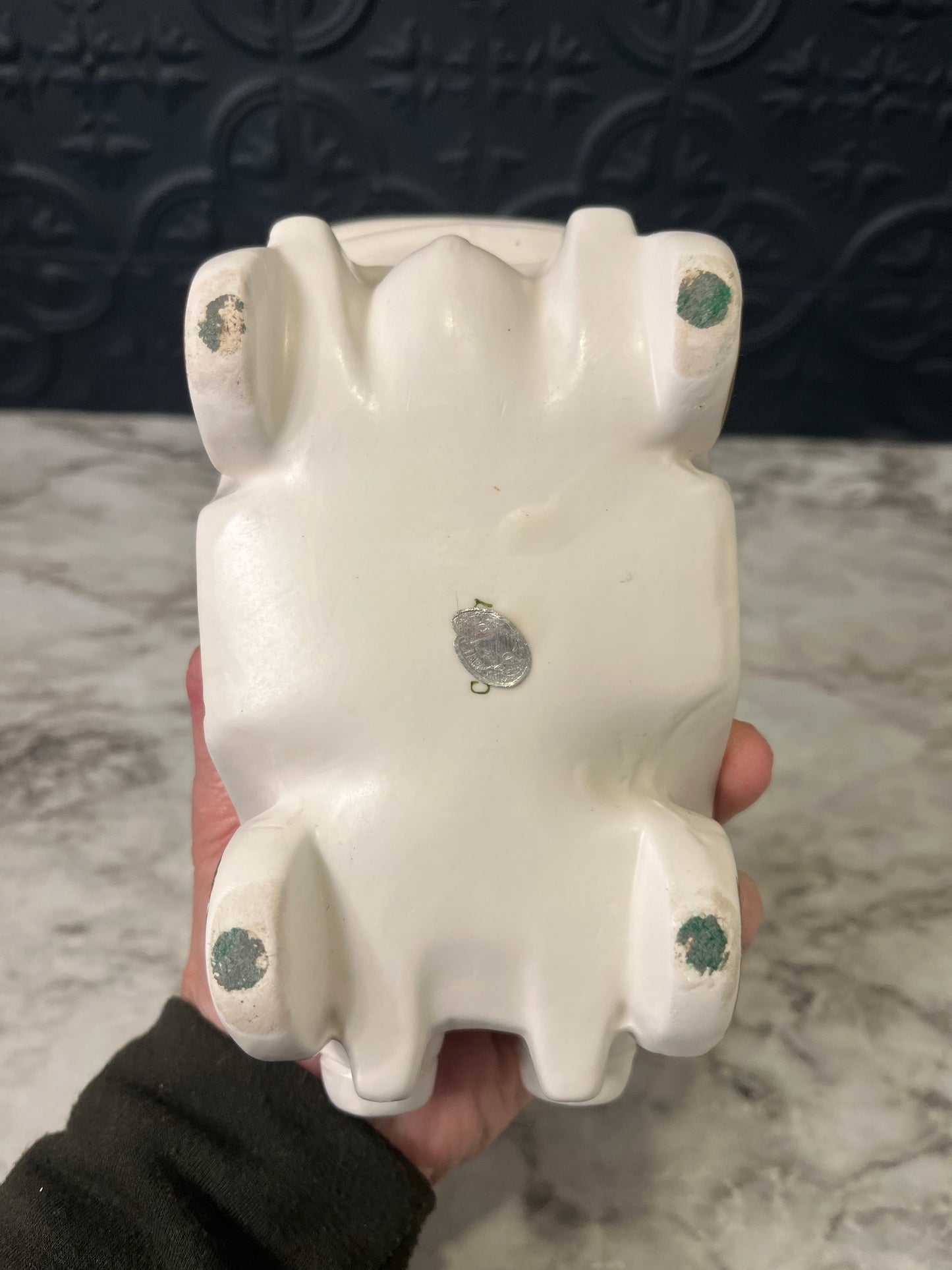 Vintage Model T Planter White