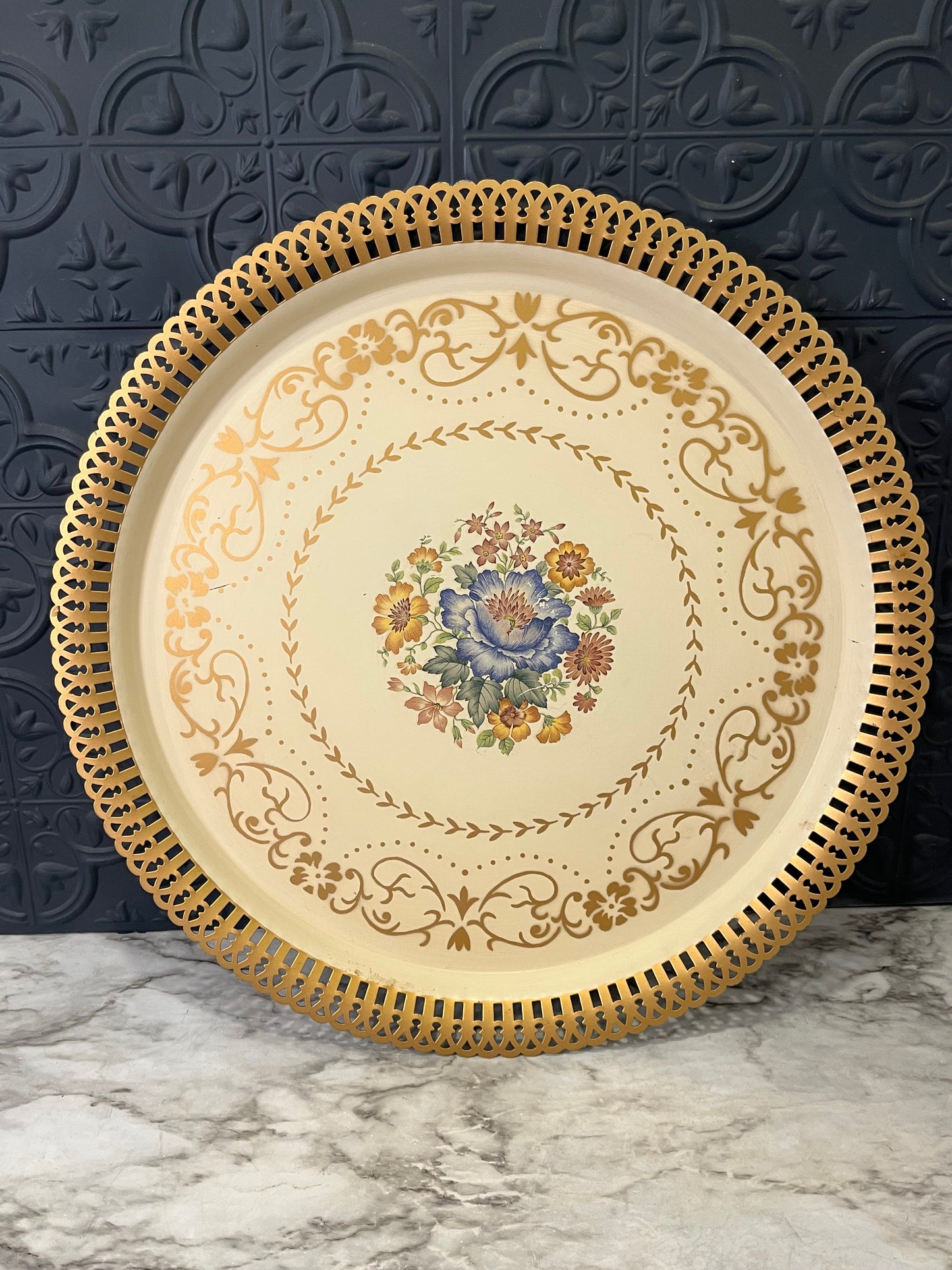 Vintage Social Supper Tray