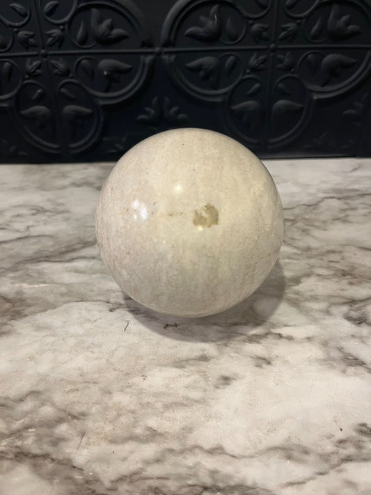 Stone Ball with Green dots