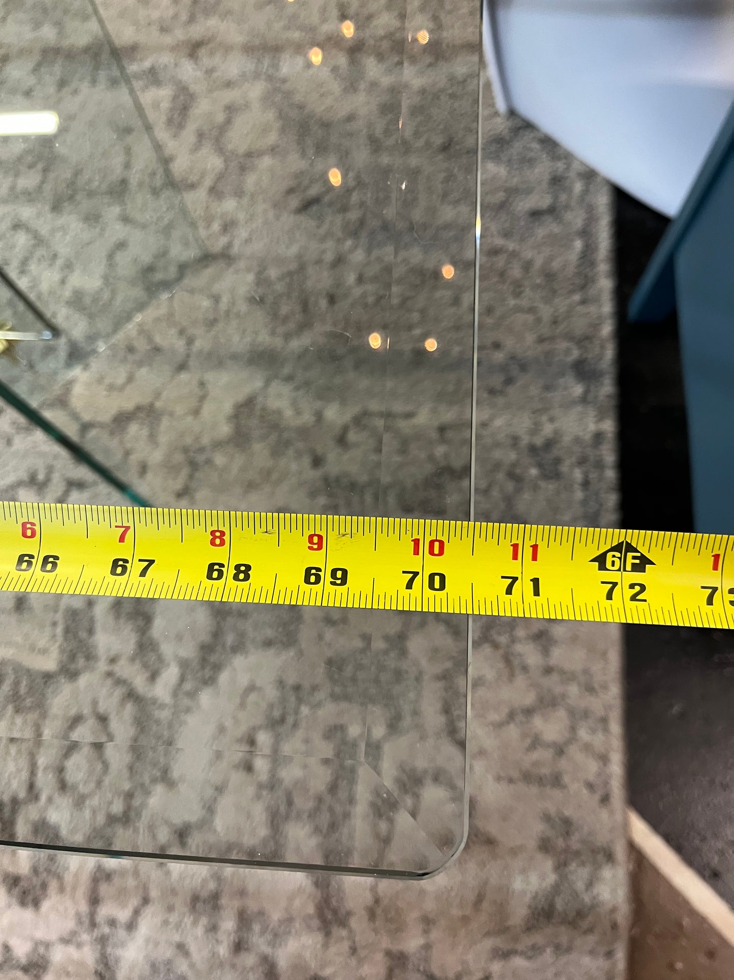 Post Modern Glass Dining Table