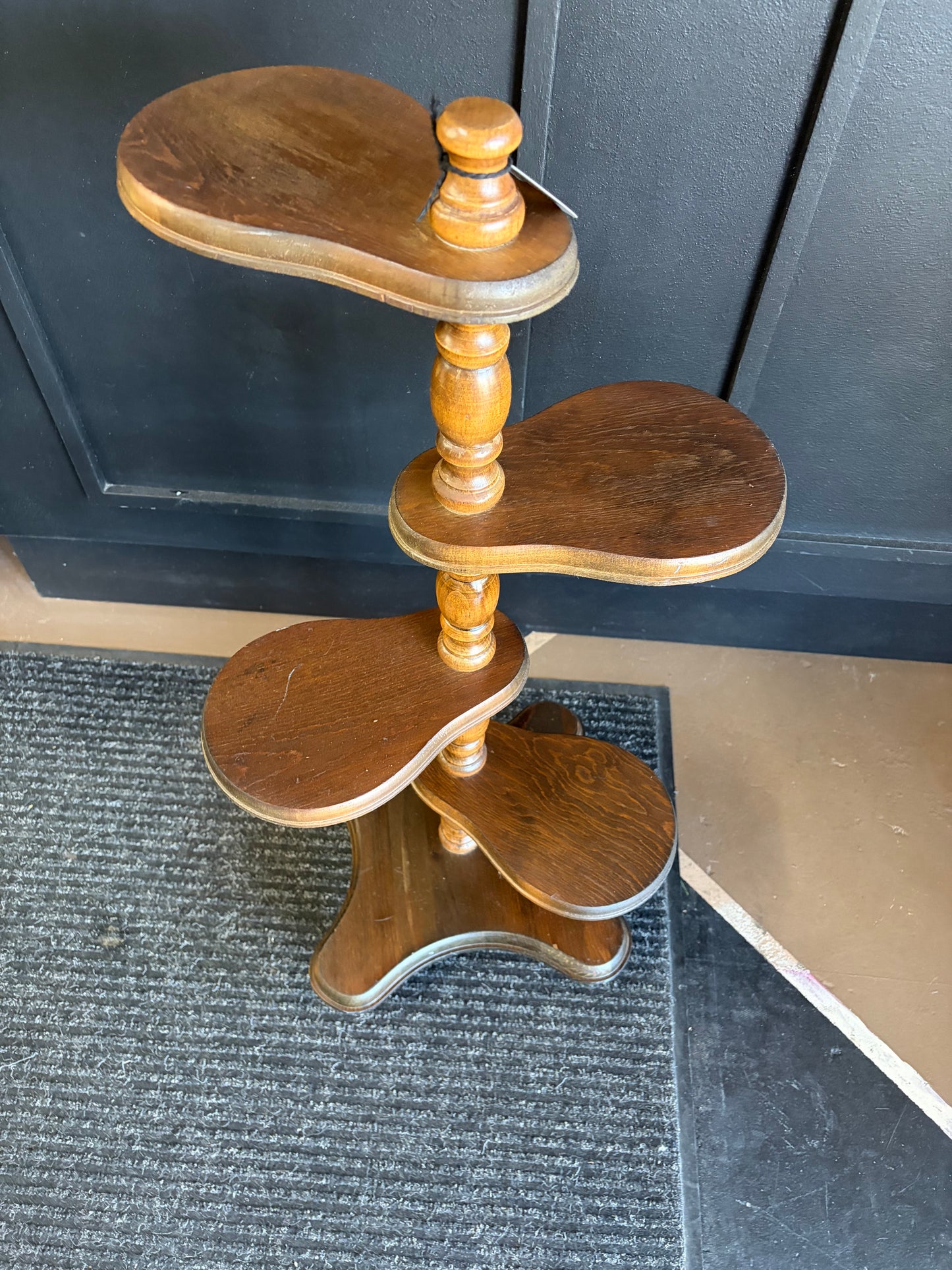 Mid Century Four Paddle Plant Stand