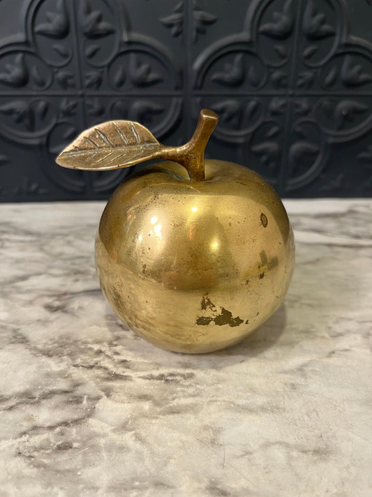 Brass Apple bell 3.75"