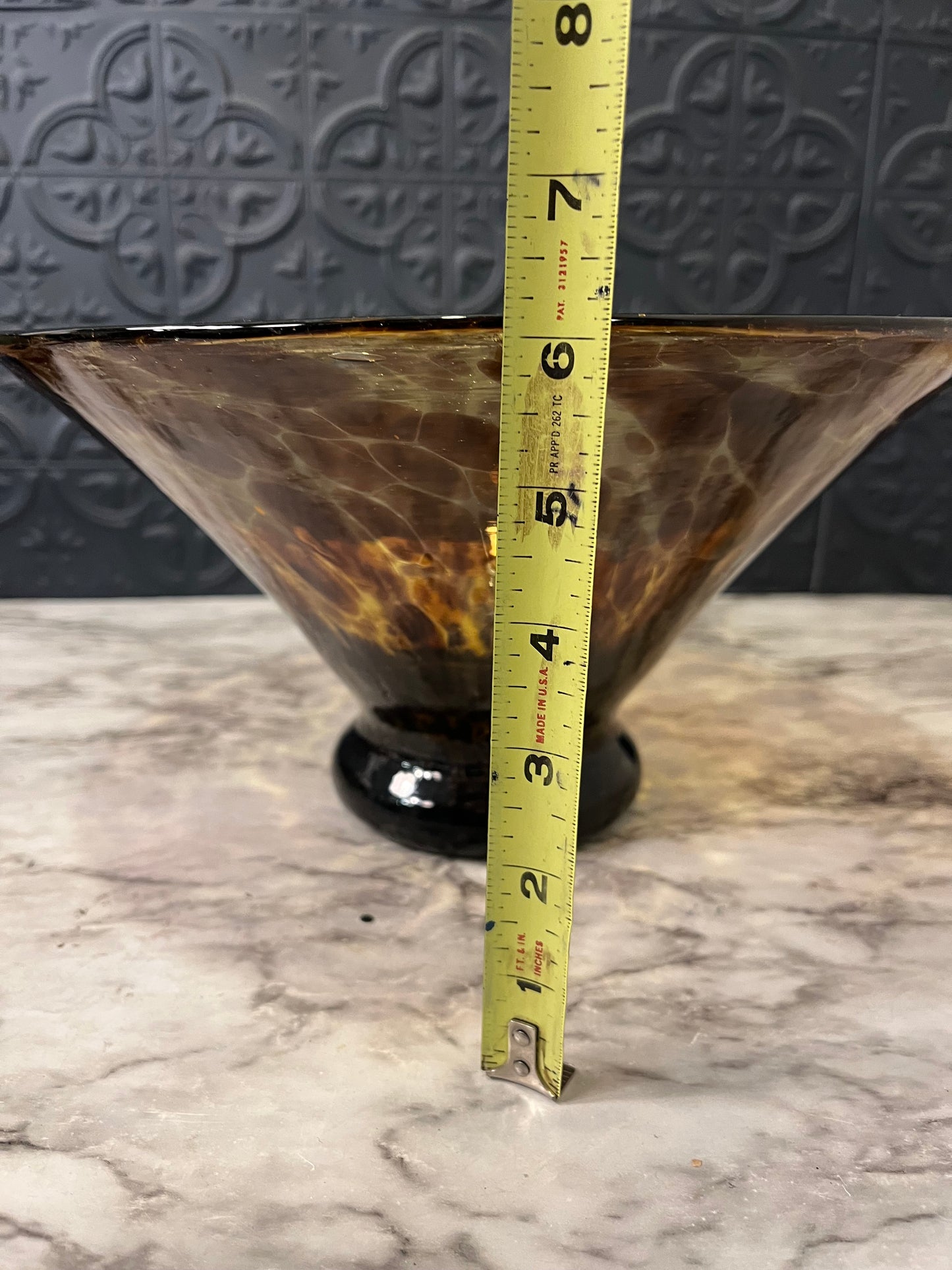 Large Tortoise Pedestal Bowl