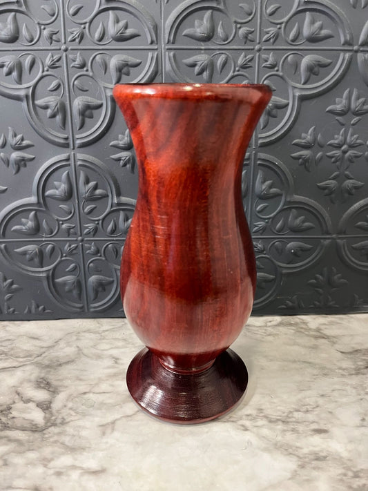 Dark Wood Vase