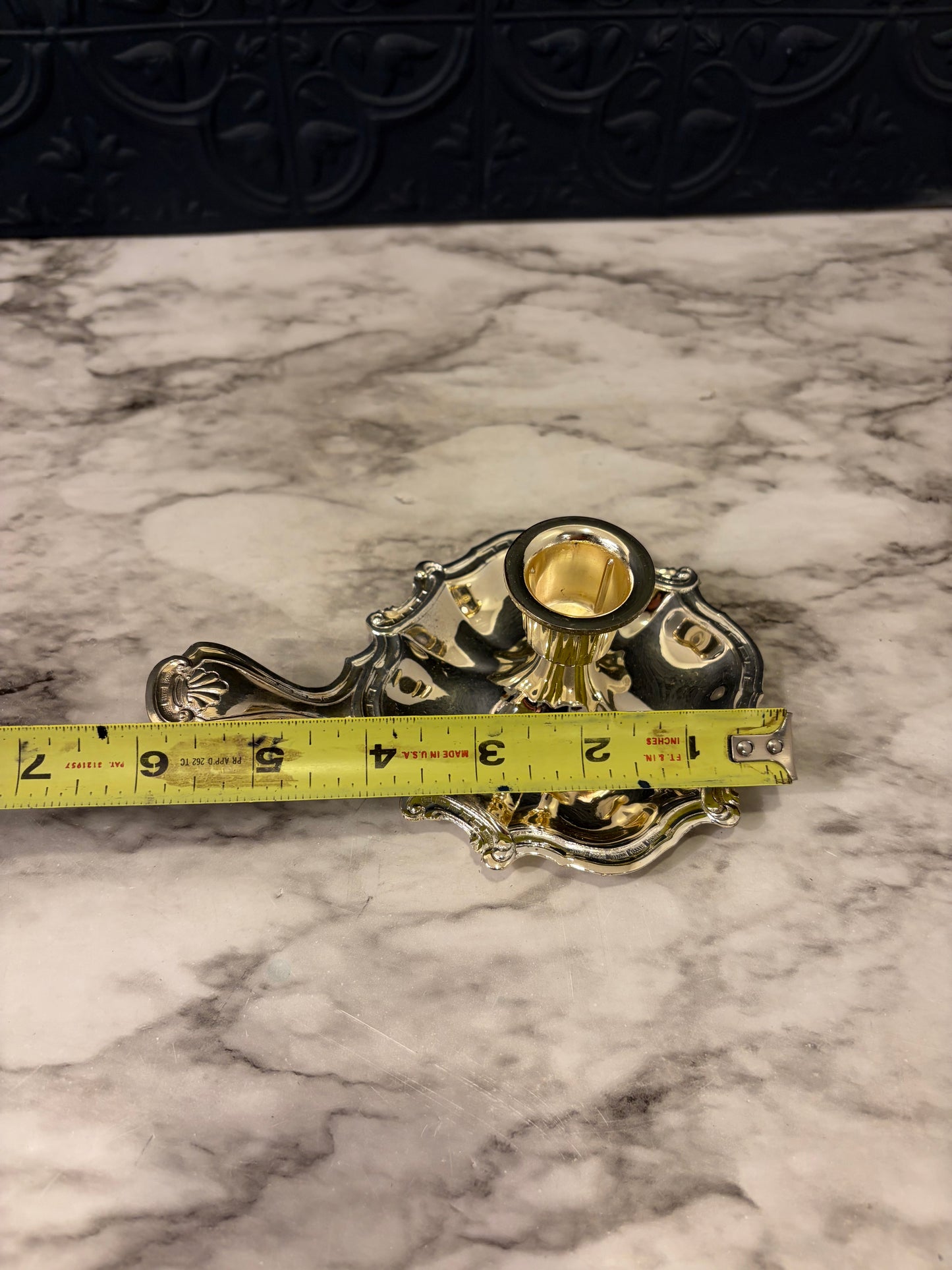 Silverplate Tarnish Resistant Chamberstick Holder