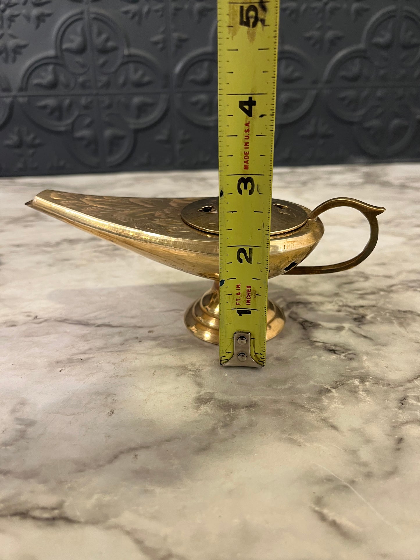 Brass Genie Lamp Incense Burner