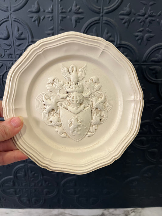 Cream Metal Coat of armor Plate