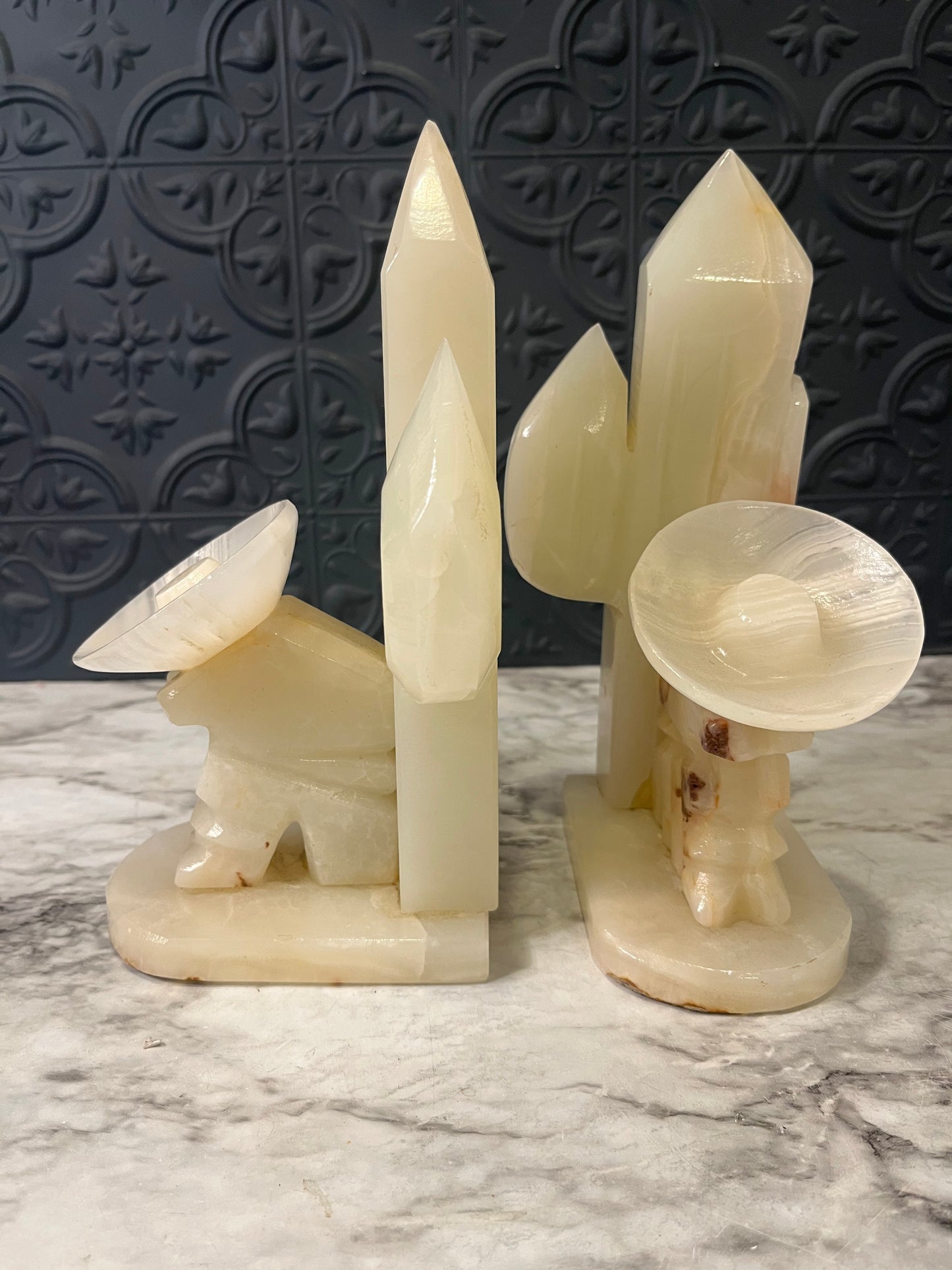 Onyx Siesta Bookends x 2 Large