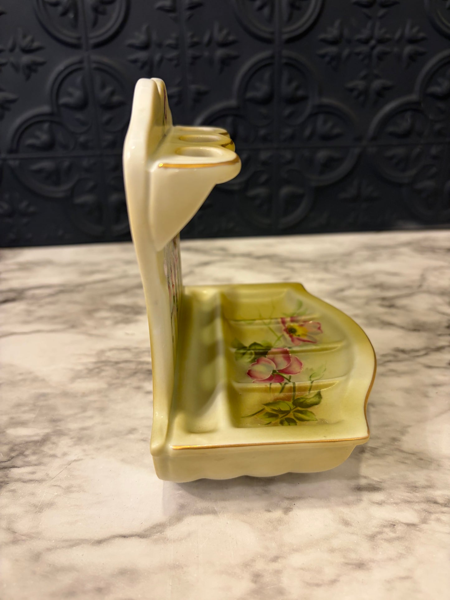 Nippon Porcelain Brush Soap Holder