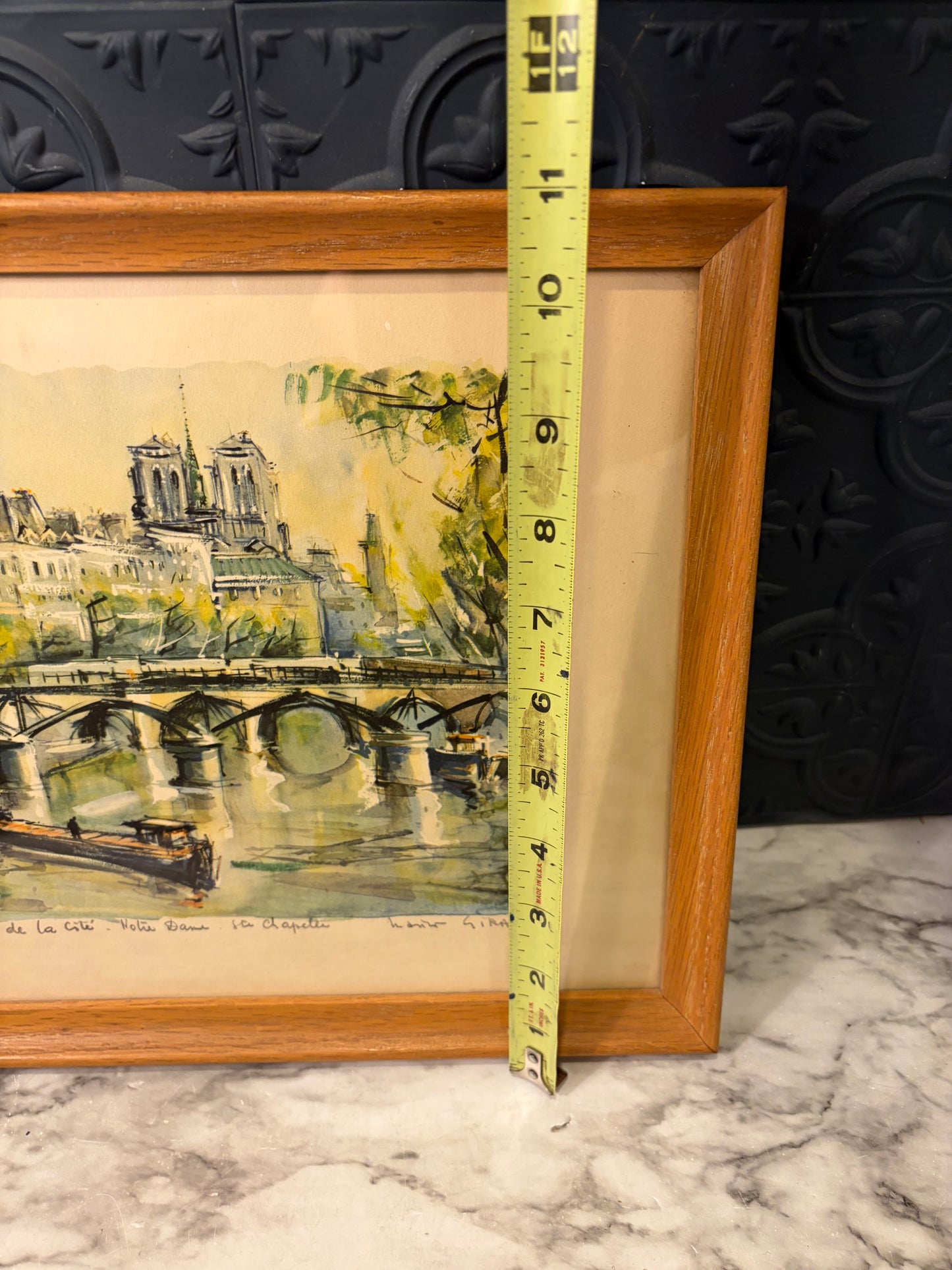 French Print Framed