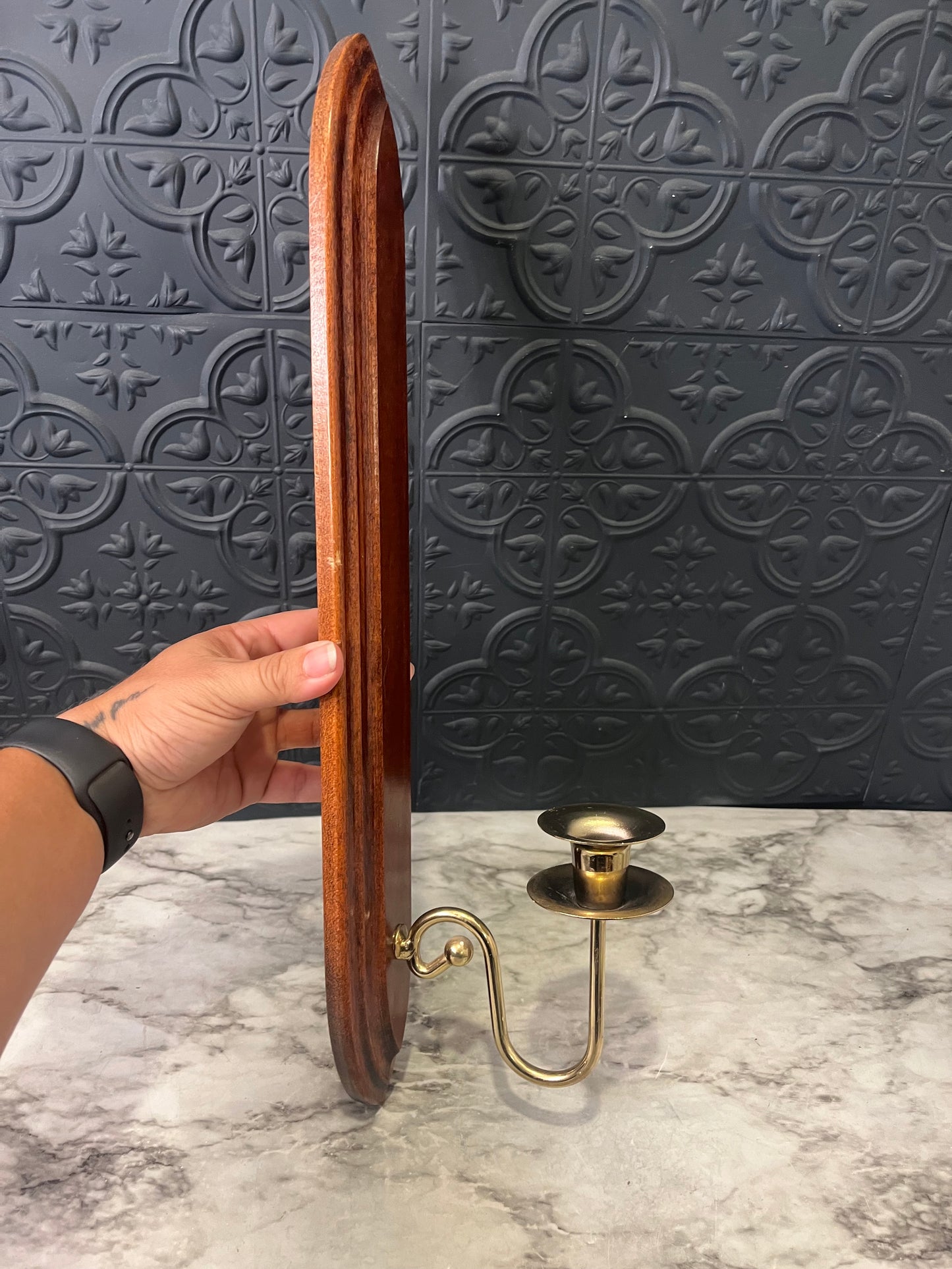 18" Wood Sconce Home Interior