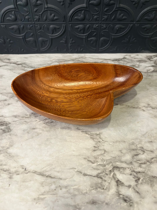 Atomic Shape Wood Bowl