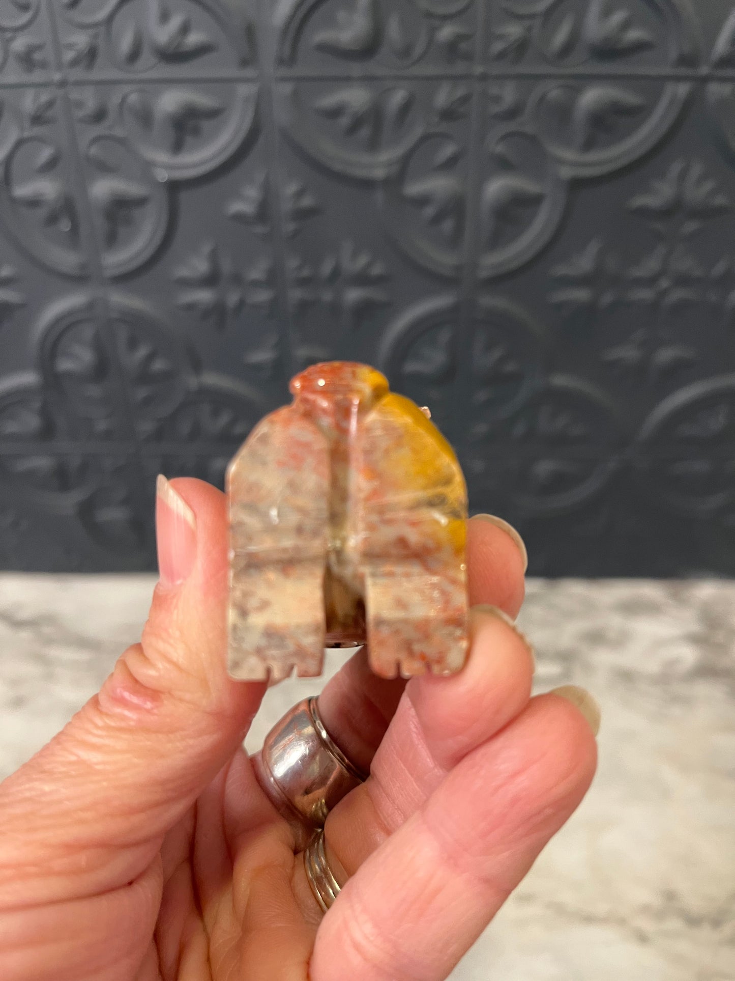 Hand Carved Stone Rabbit