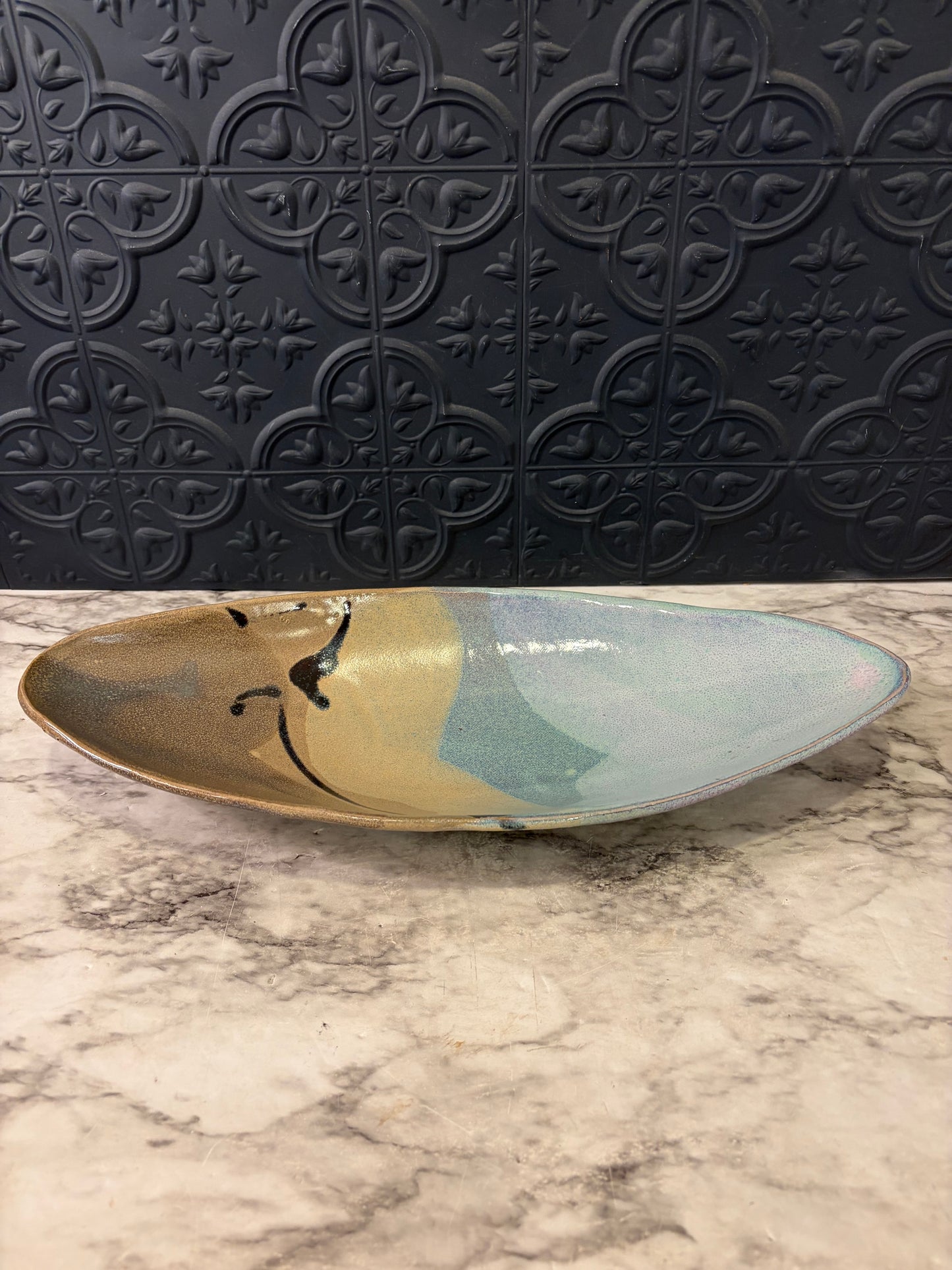 Oblong Studio Pottery Ceramic Dish