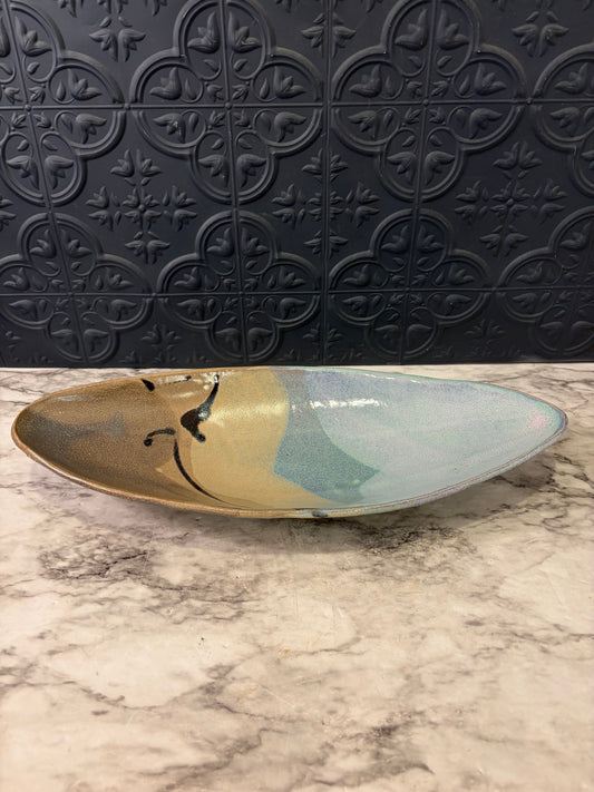 Oblong Studio Pottery Ceramic Dish