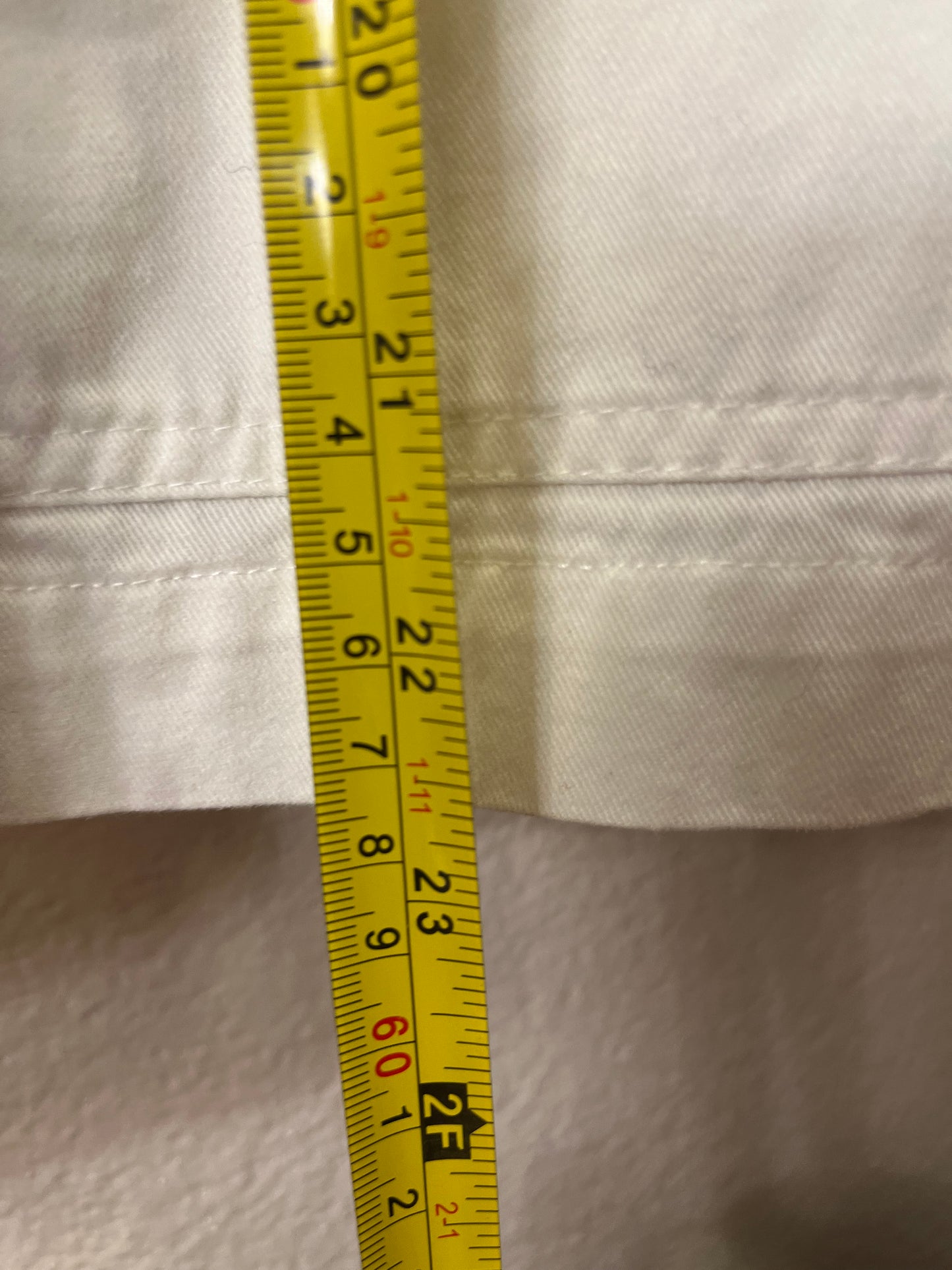 Dress Barn white and red check jacket