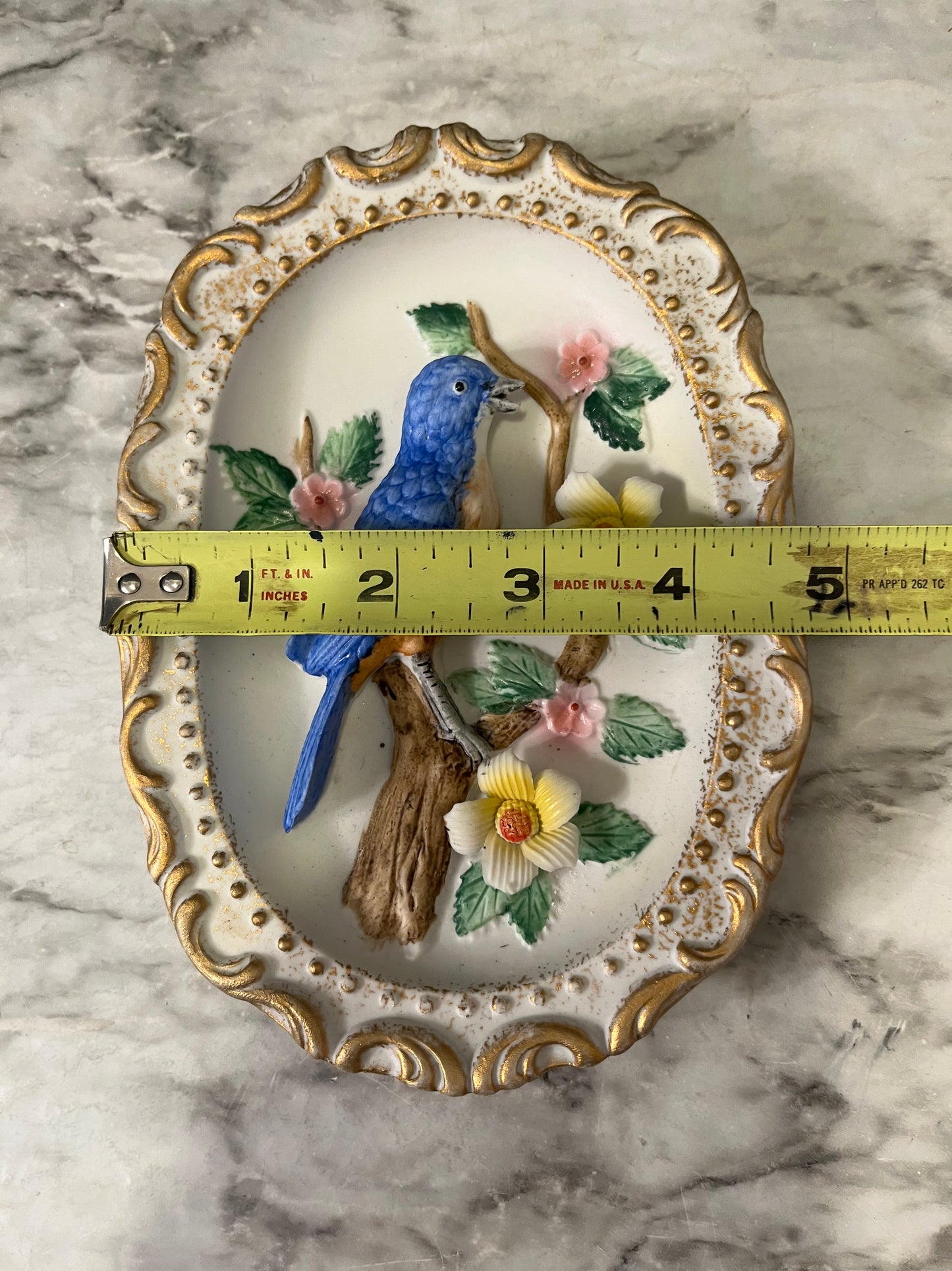 Homco Bluebird Wall Plaque