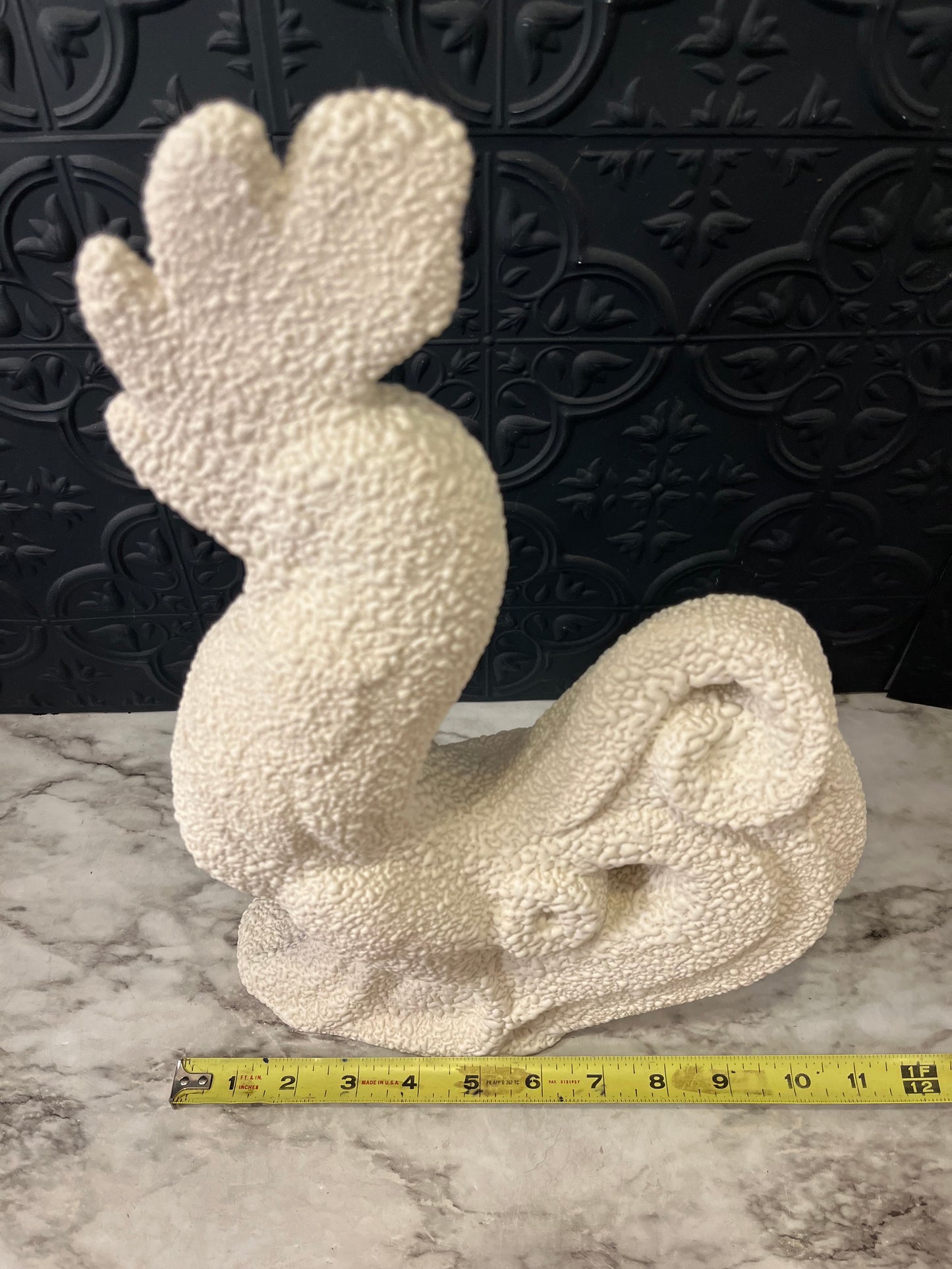 White Textured Rooster