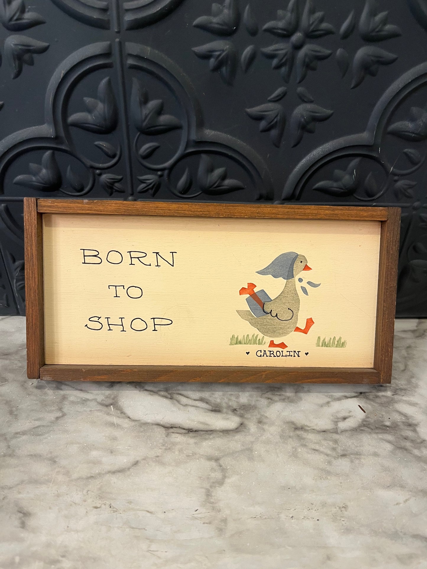Born to Shop saying