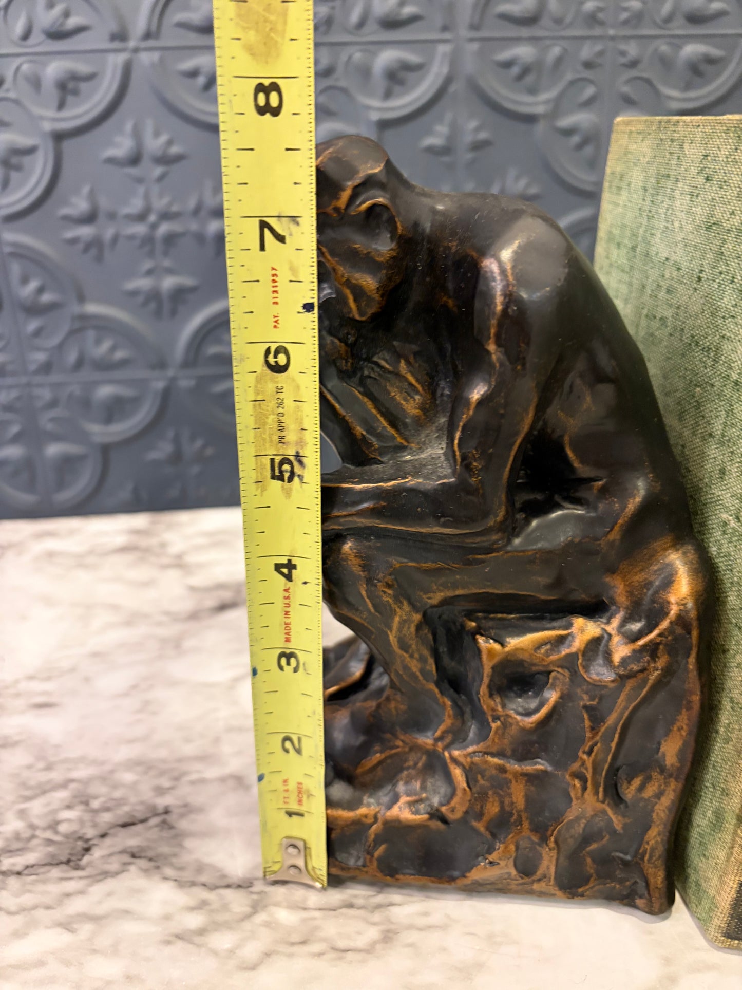 Resin The Thinker Bookends