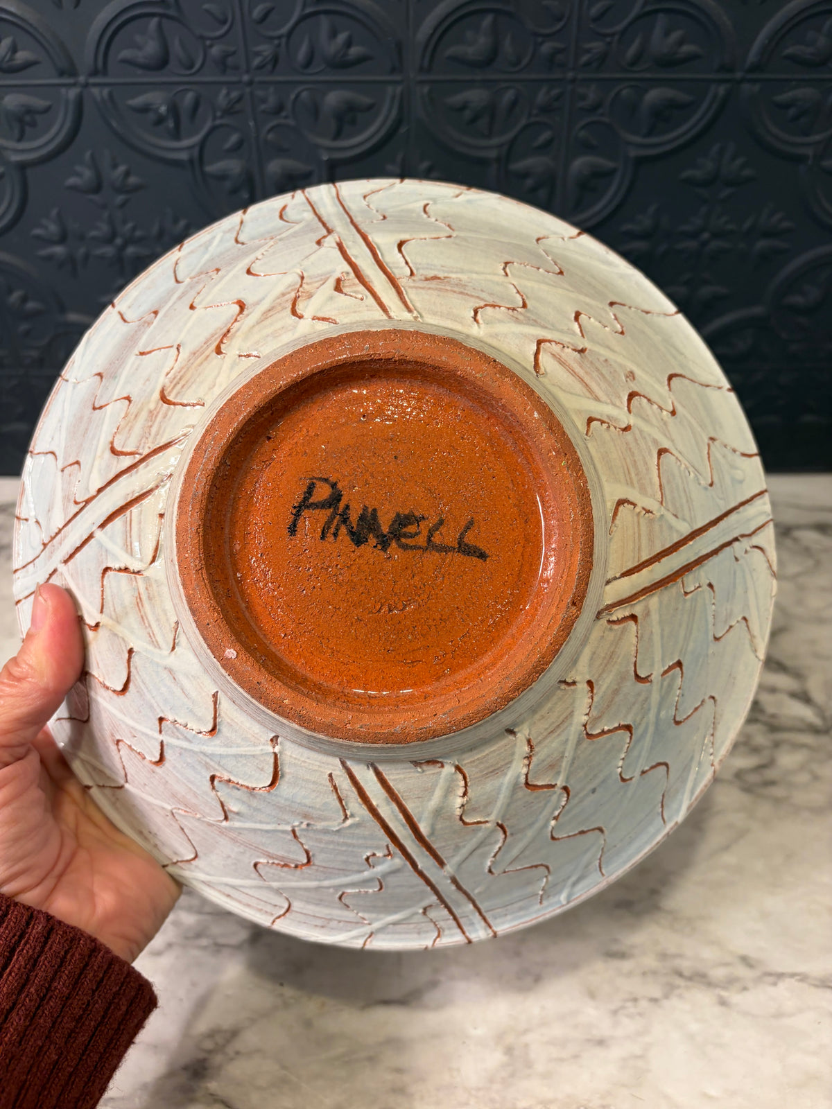 Studio Pottery with Square design