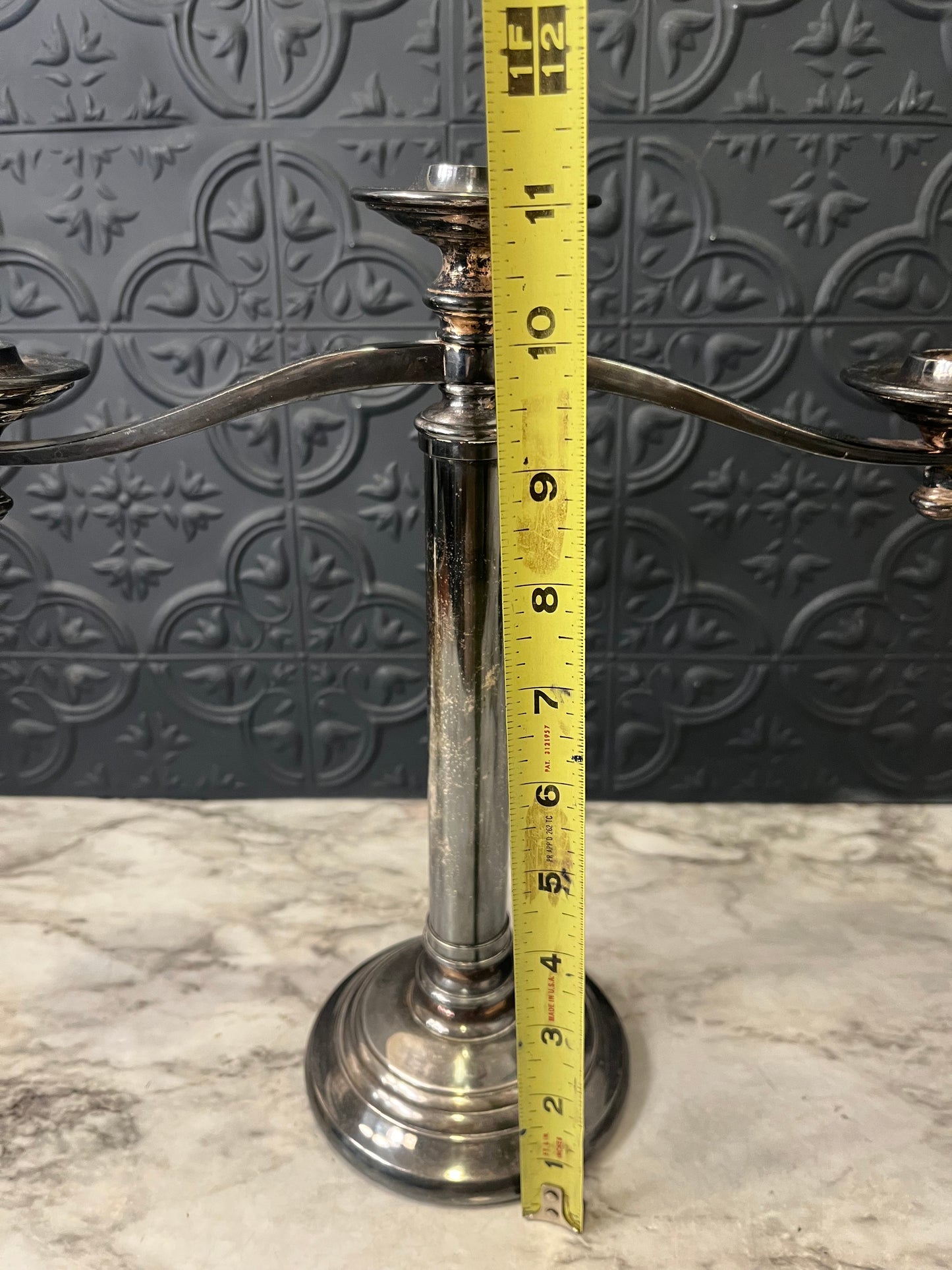 Restoration Hardware Silver Plate Candelabra