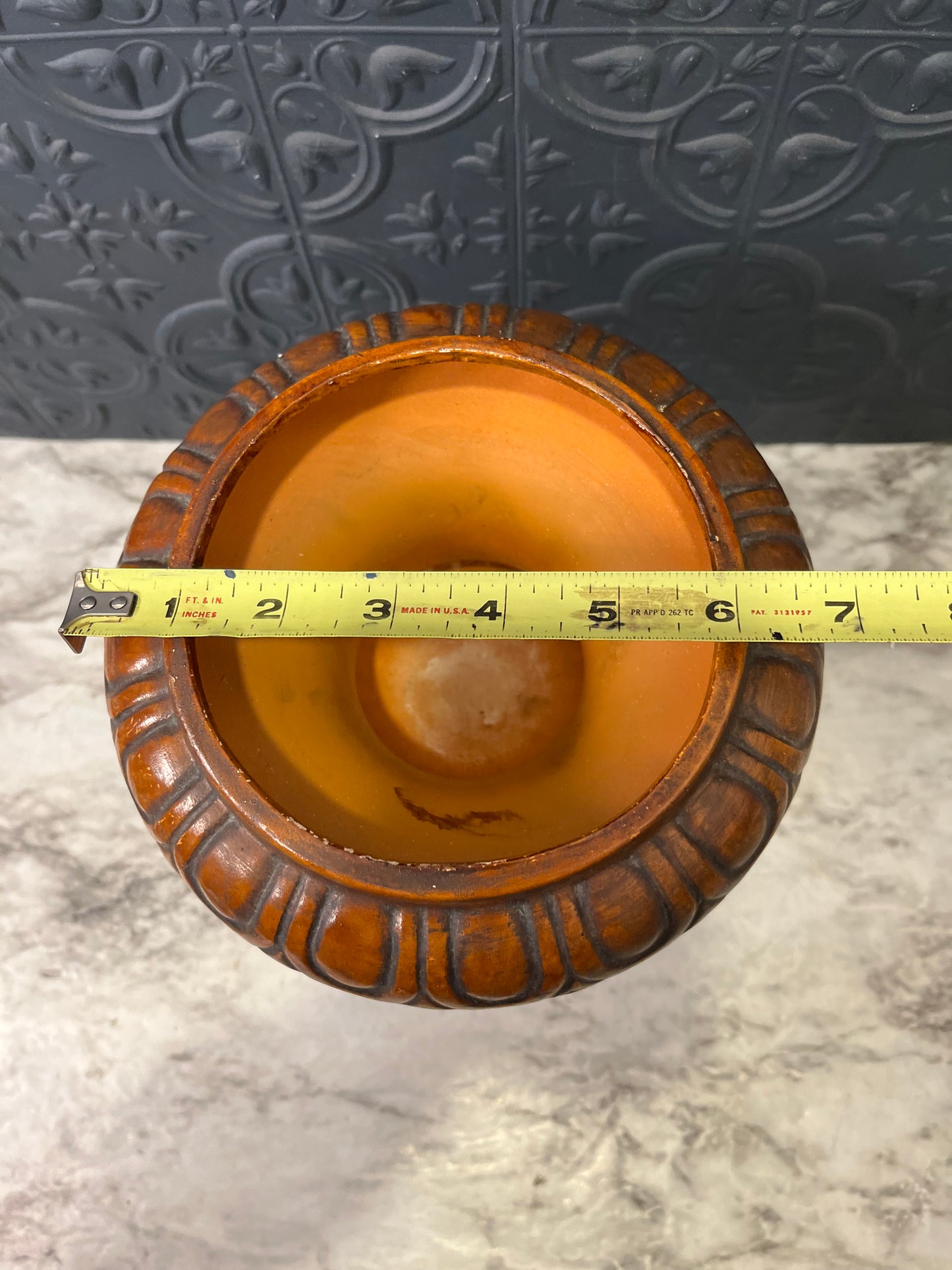 Ceramic Brown Trophy Planter