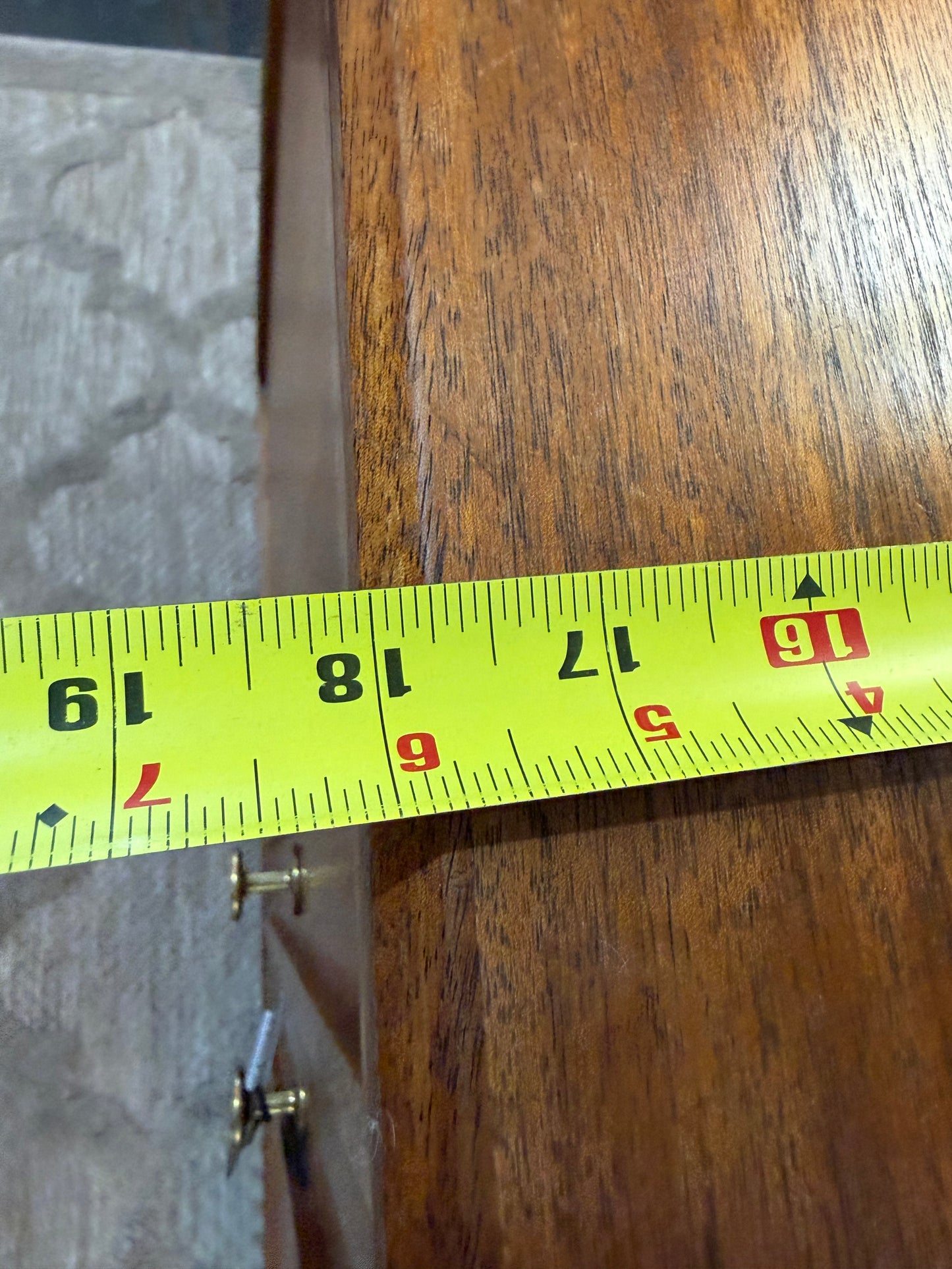 Mid Century Walnut Cabinet  Dimensions by West Michigan Furniture Co