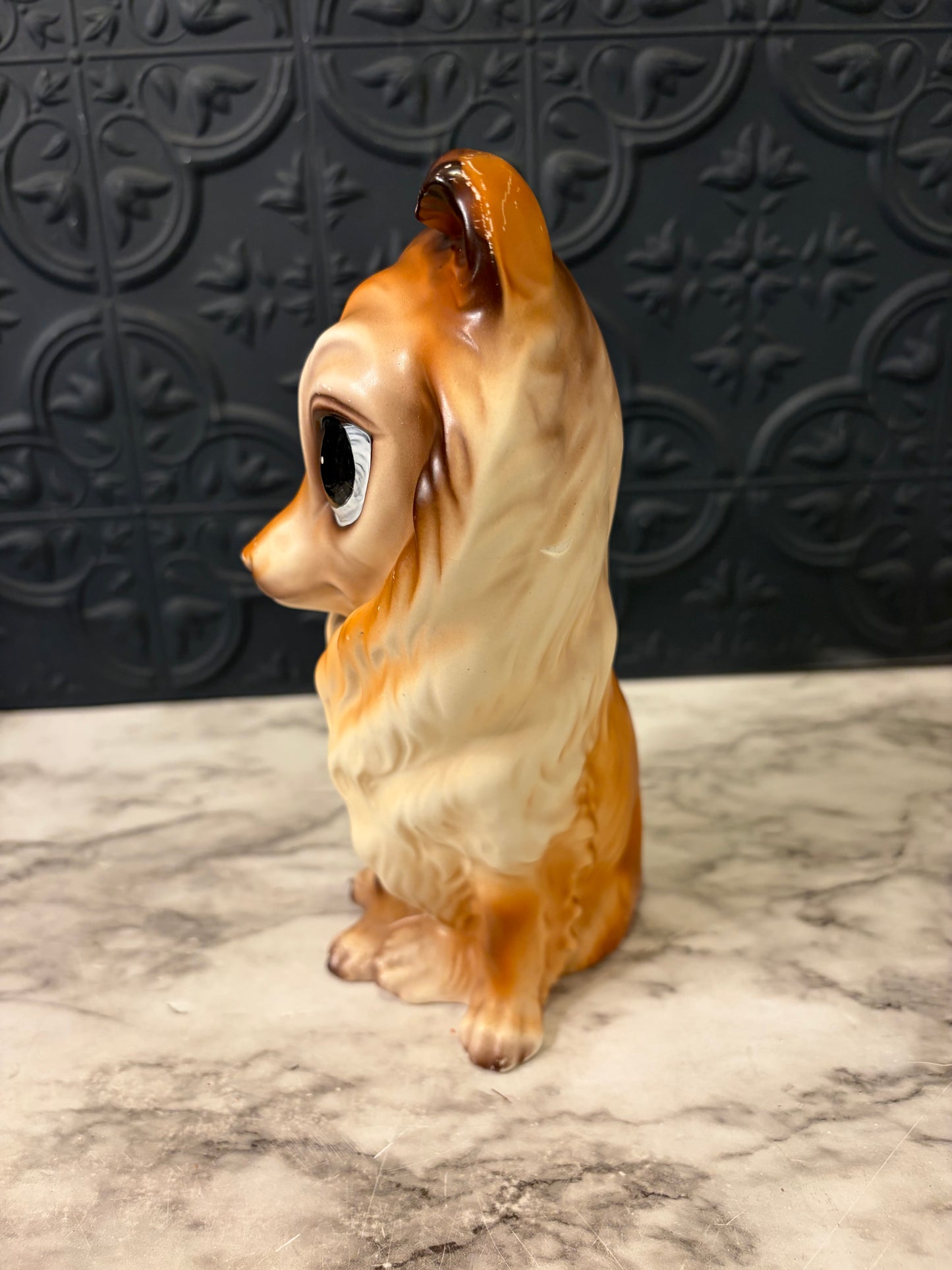 Big Eyed Collie Figure AS IS