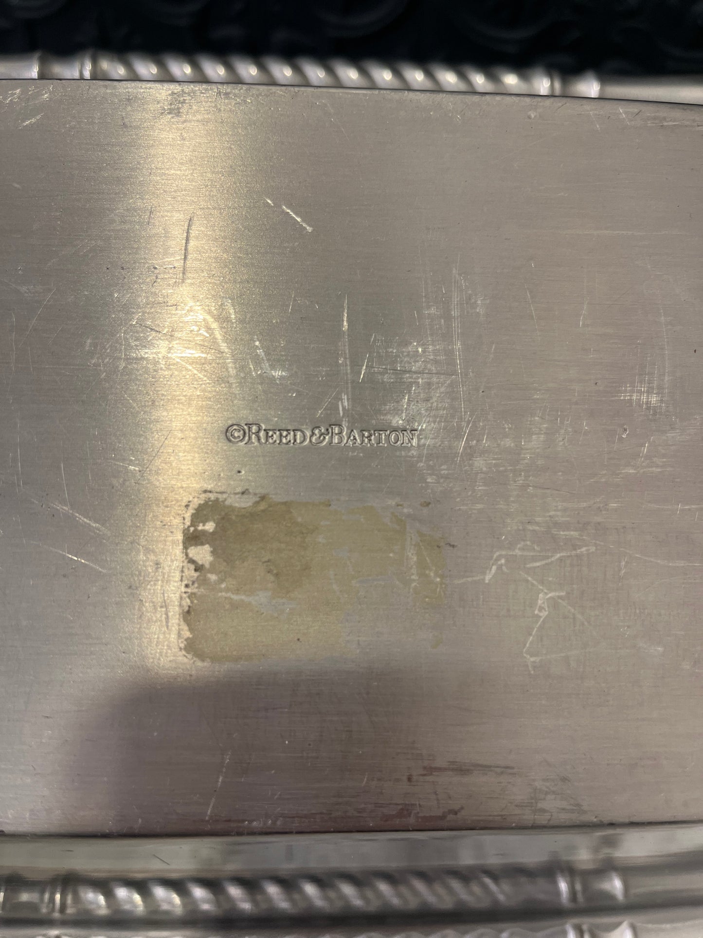 Reed & Barton Silverplate Rectangle Bowl