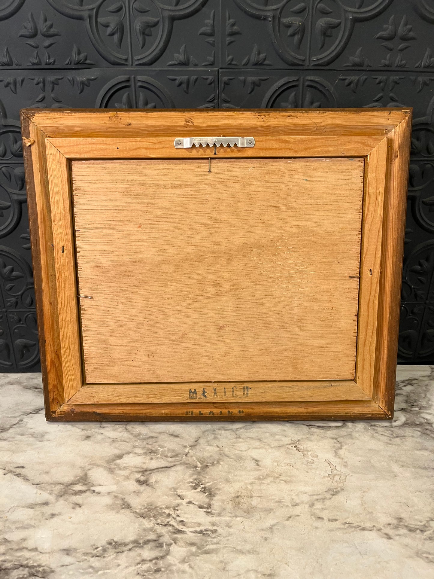 Triple Peak Landscape Painting Framed