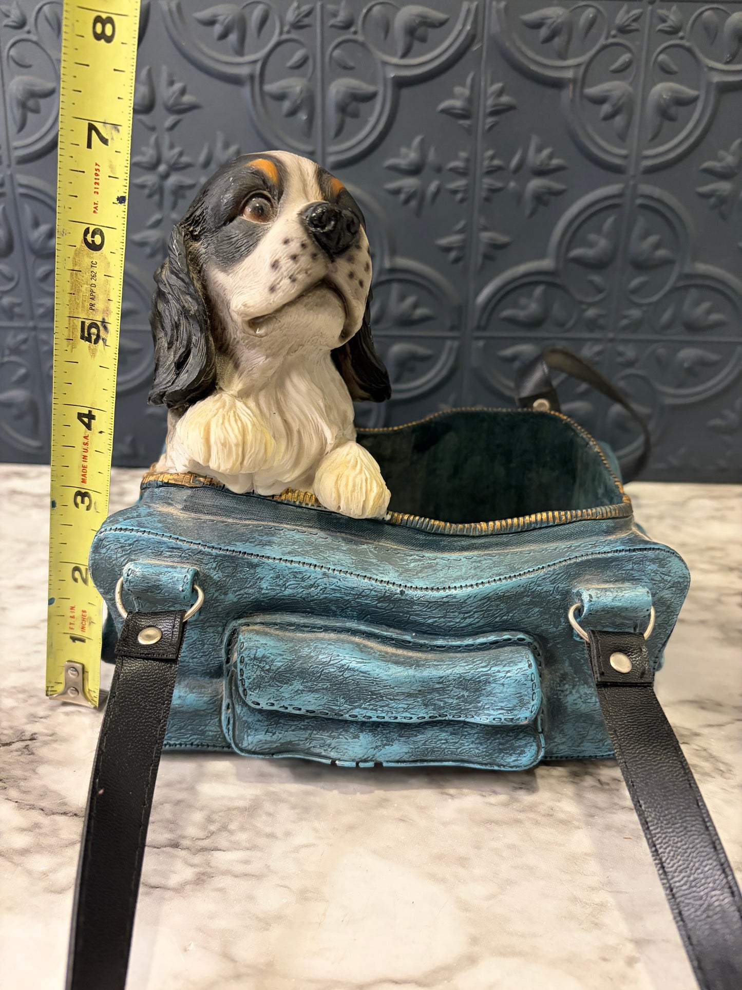 Cocker Spaniel Resin Planter purse
