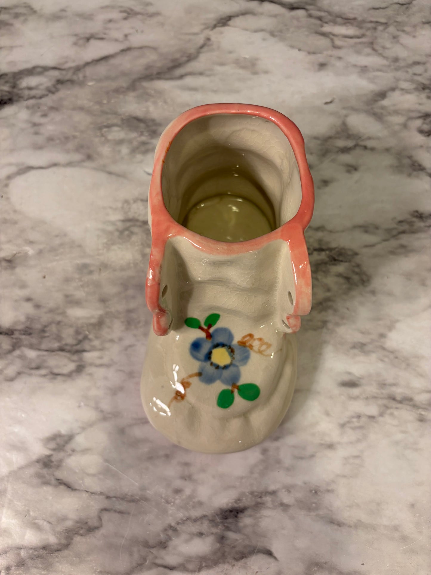 Vintage Baby Shoe Vase/Planter