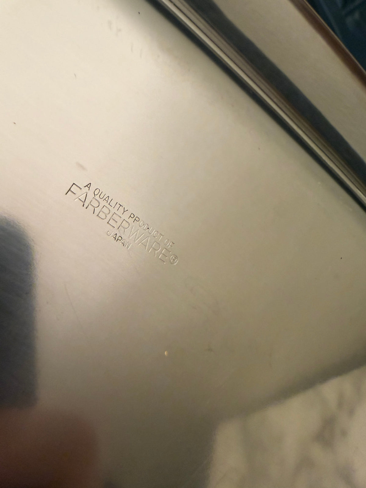 Vintage Farberware Stainless Steel Serving Tray