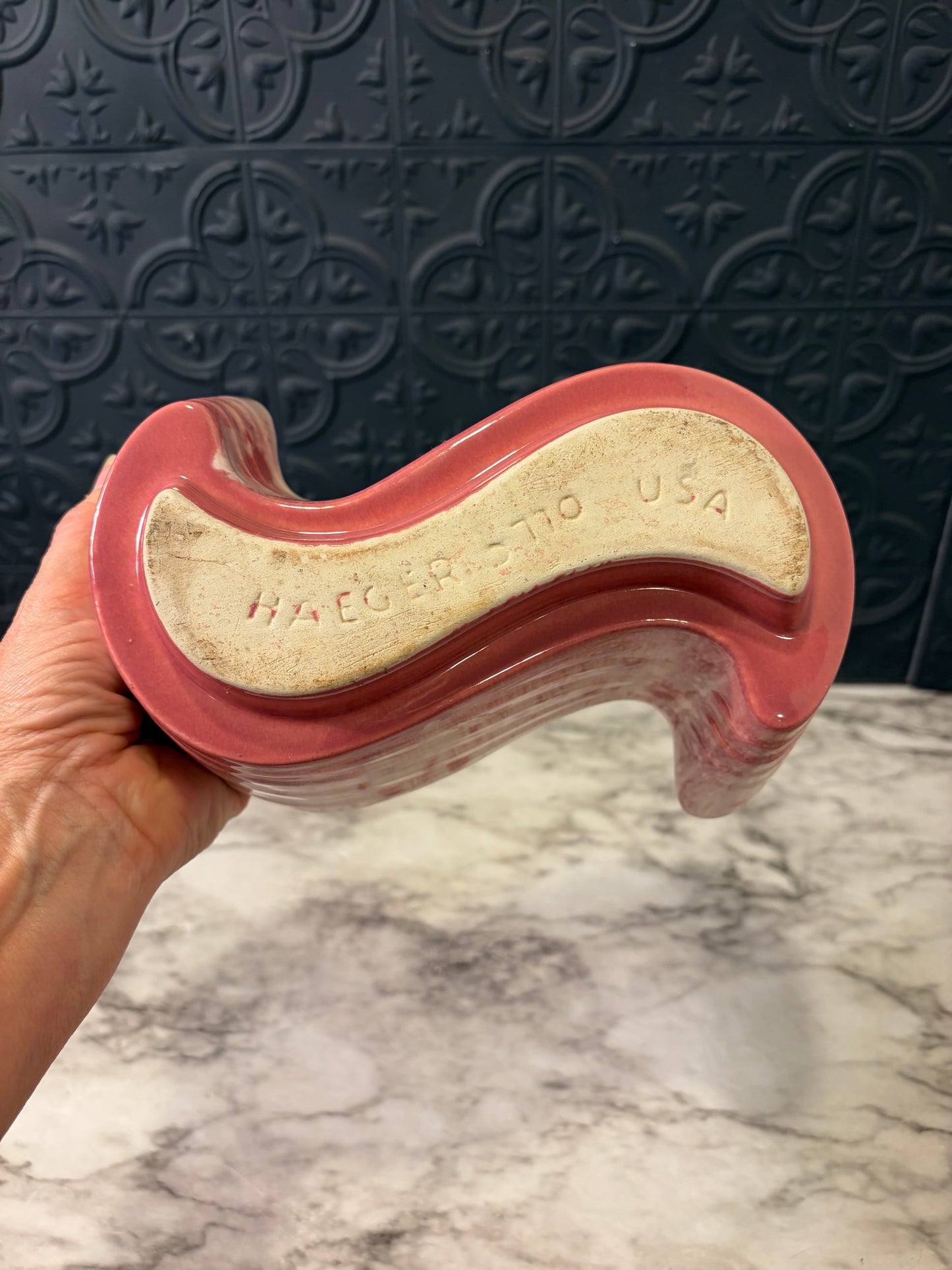 Haeger Pink Pottery Planter
