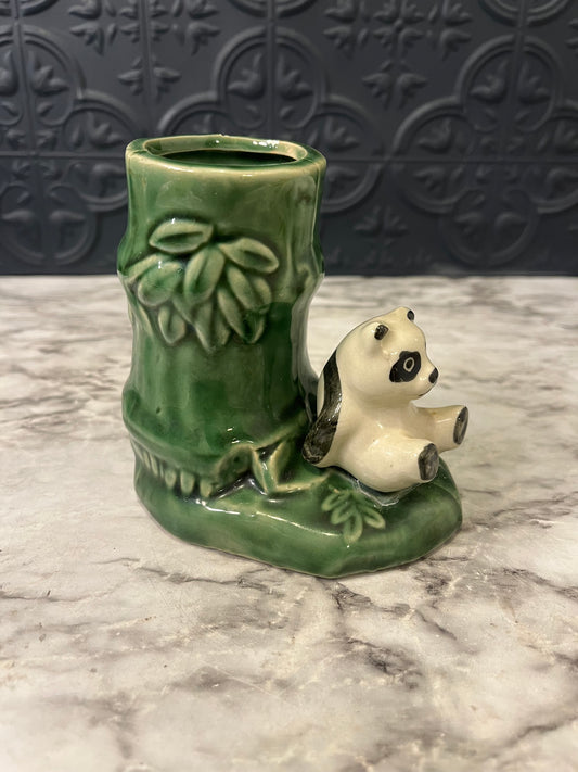 Panda Bamboo Vase