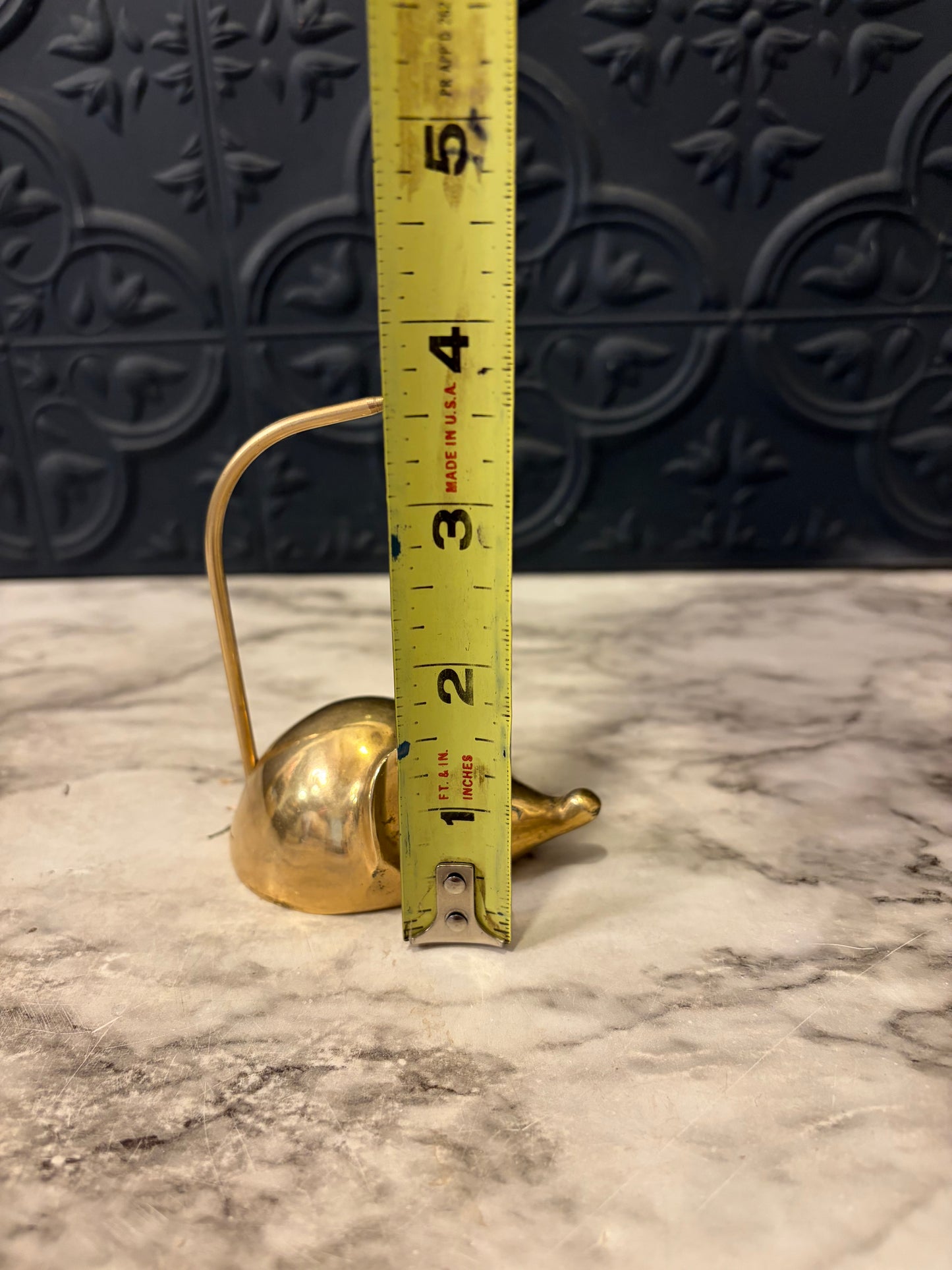Brass Mouse 3.75"
